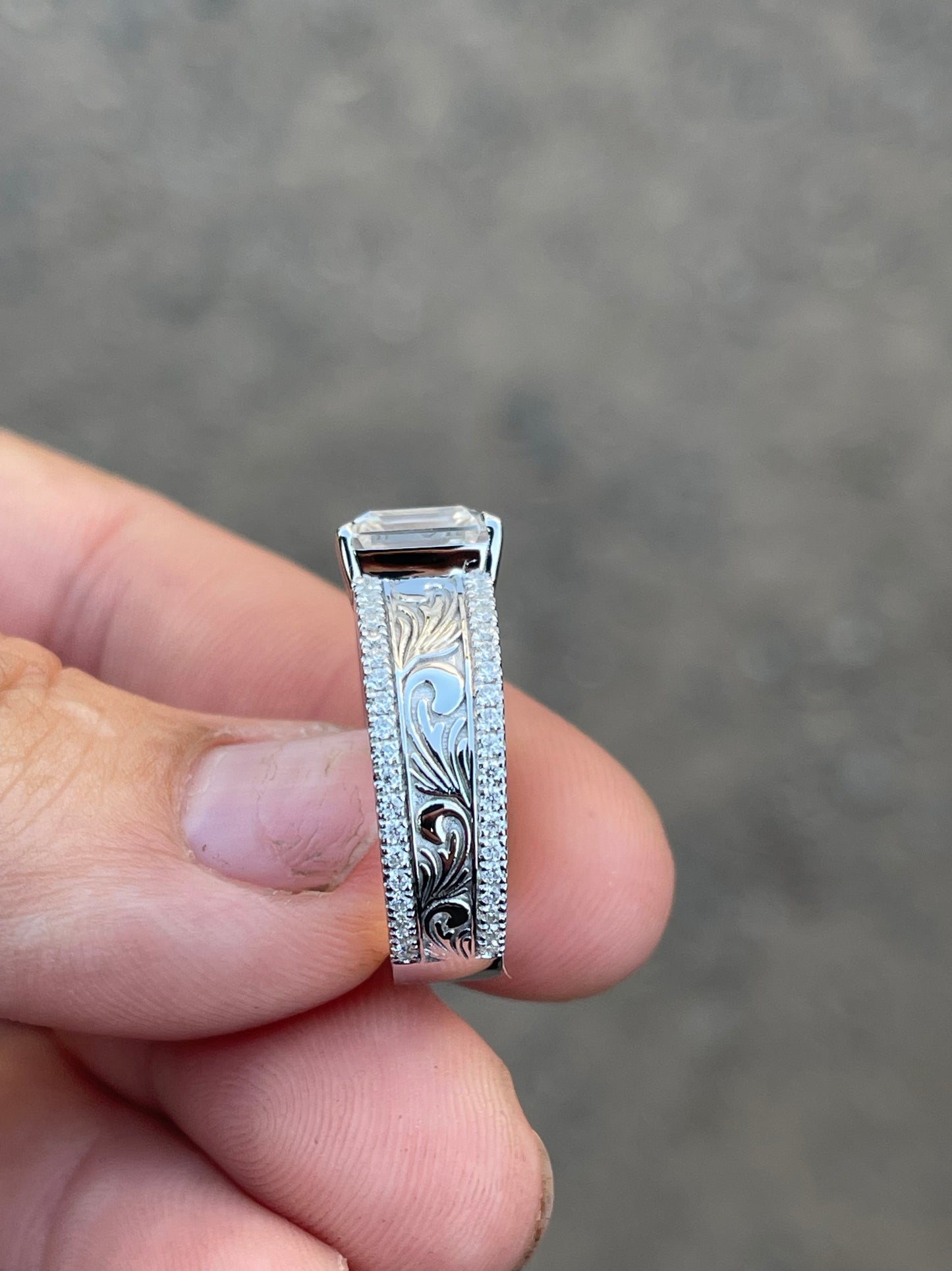 Westley (LP) Sterling Silver Engagement Ring