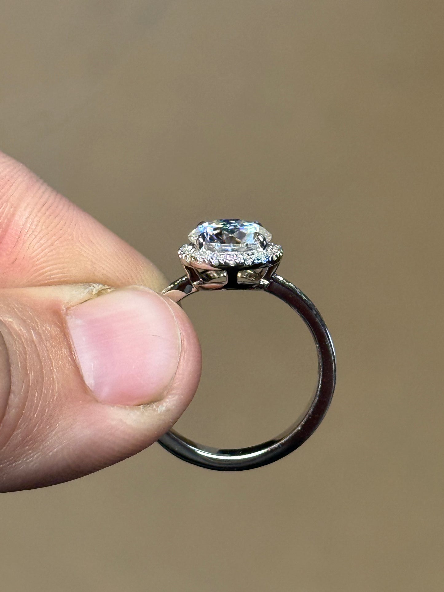 Lakin (LP) Sterling Silver Engagement Ring