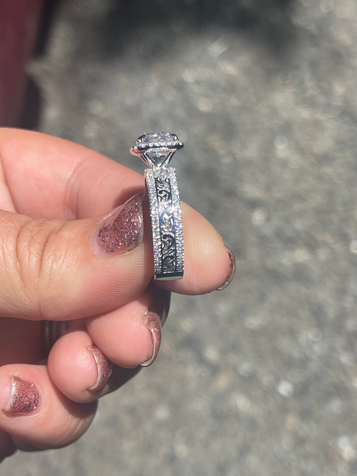 Jean 7US 10K Yellow Gold Engagement Ring