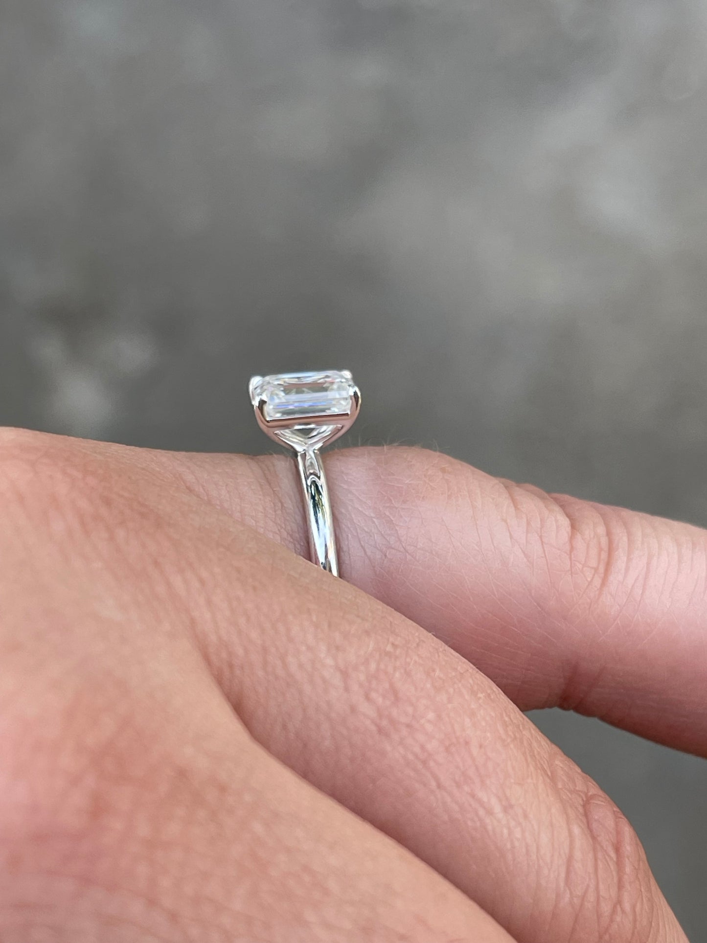 Grayson Sterling Silver Engagement Ring