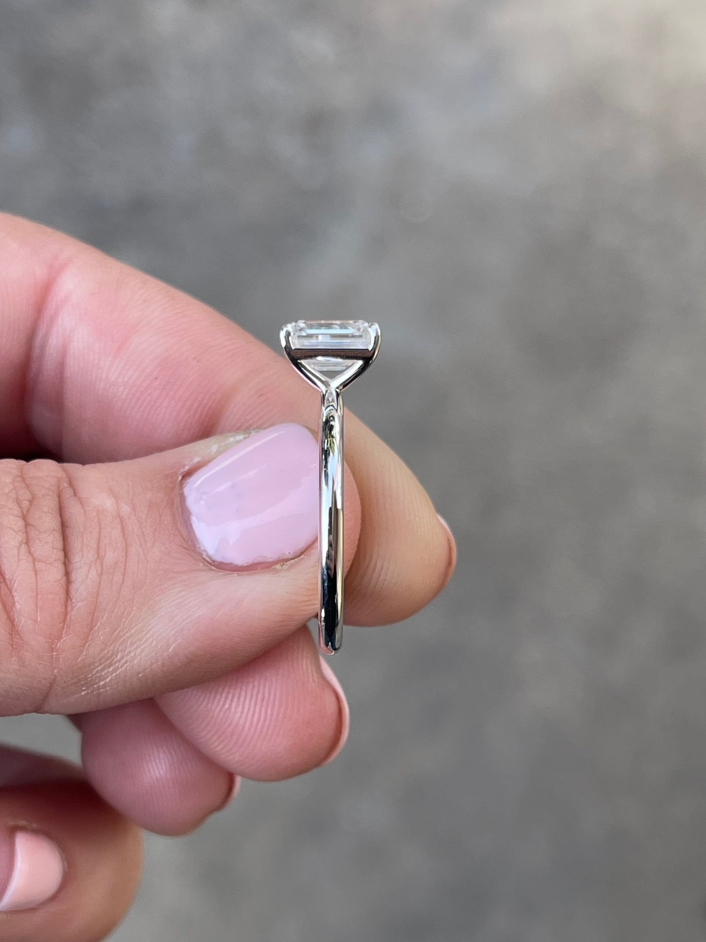 Grayson Sterling Silver Engagement Ring