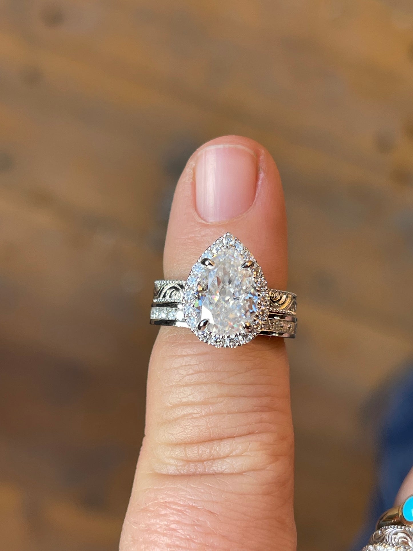 JUNIPER BRAYDEN STERLING SILVER BRIDAL SET