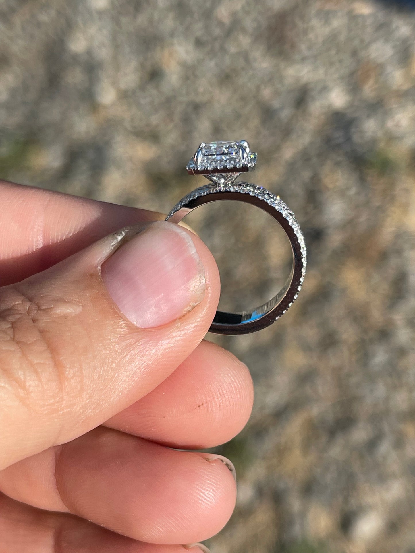 Reid Sterling Silver Engagement Ring