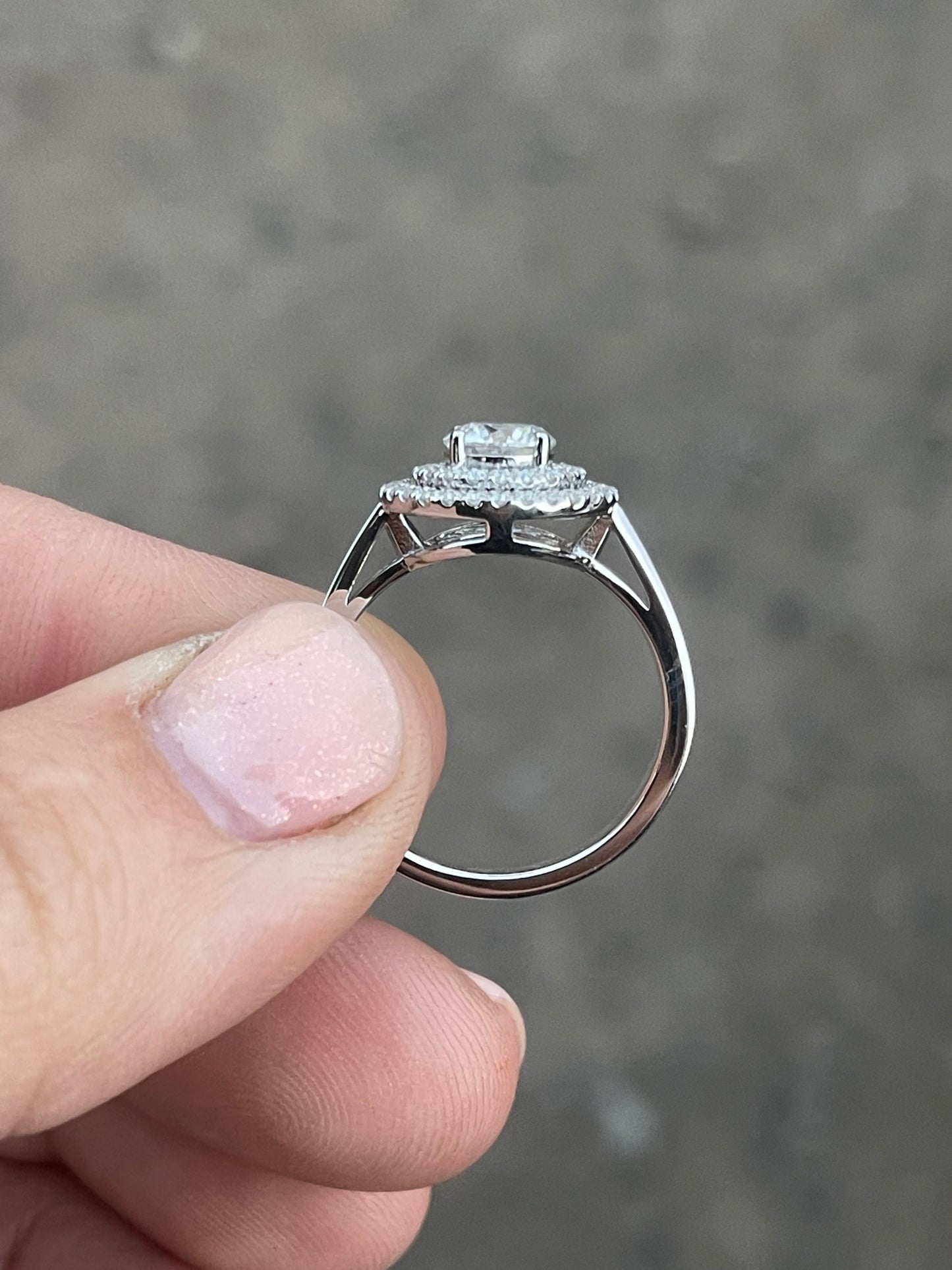 Olivia Sterling Silver Engagement Ring