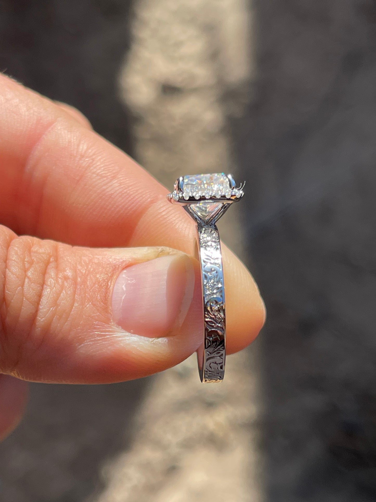 Thistle Engagement Ring