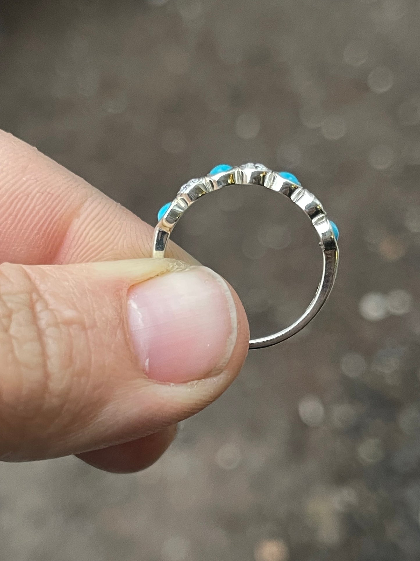 Lainey Moissanite Wedding Band