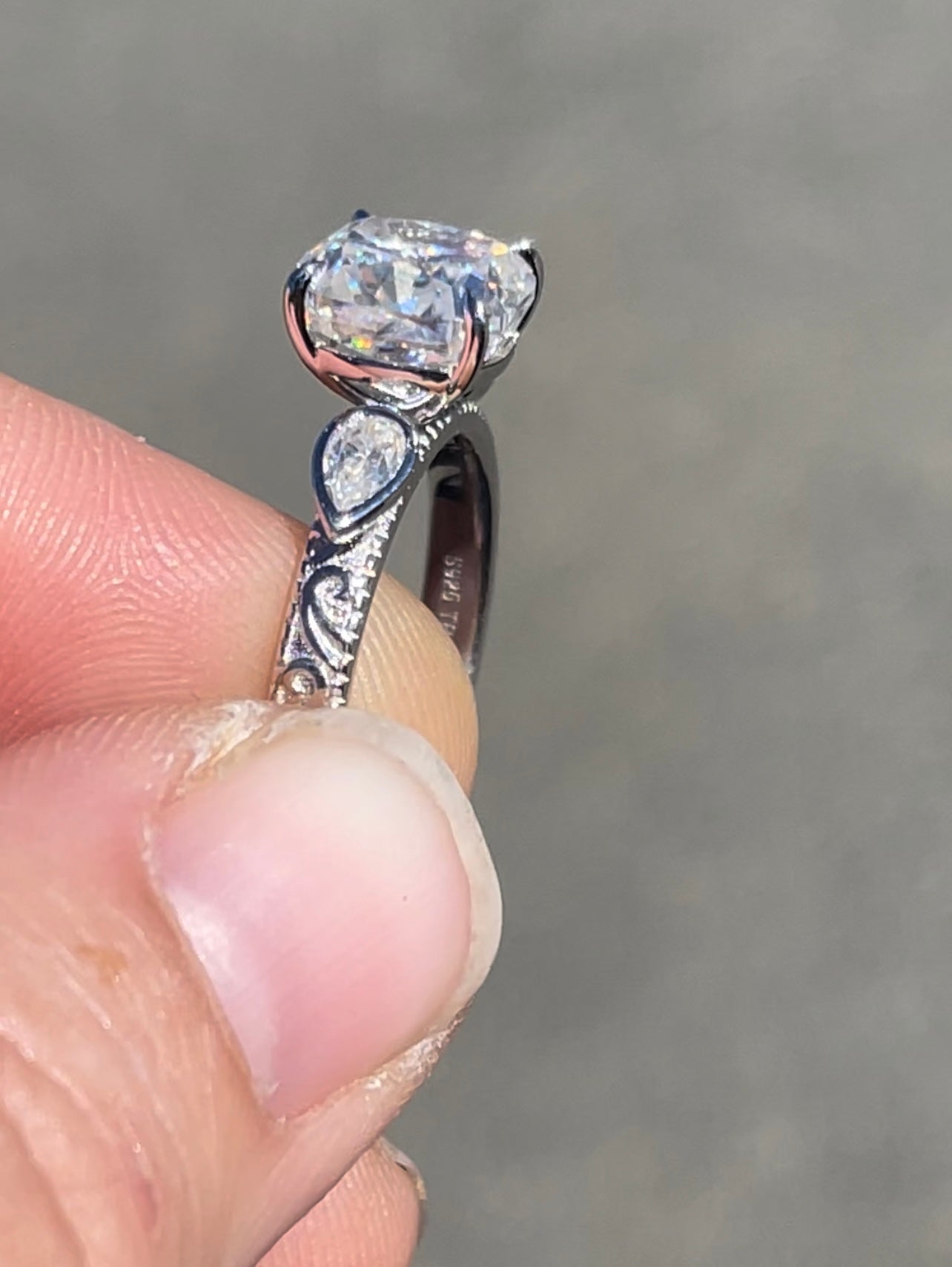Harper Sterling Silver Engagement Ring