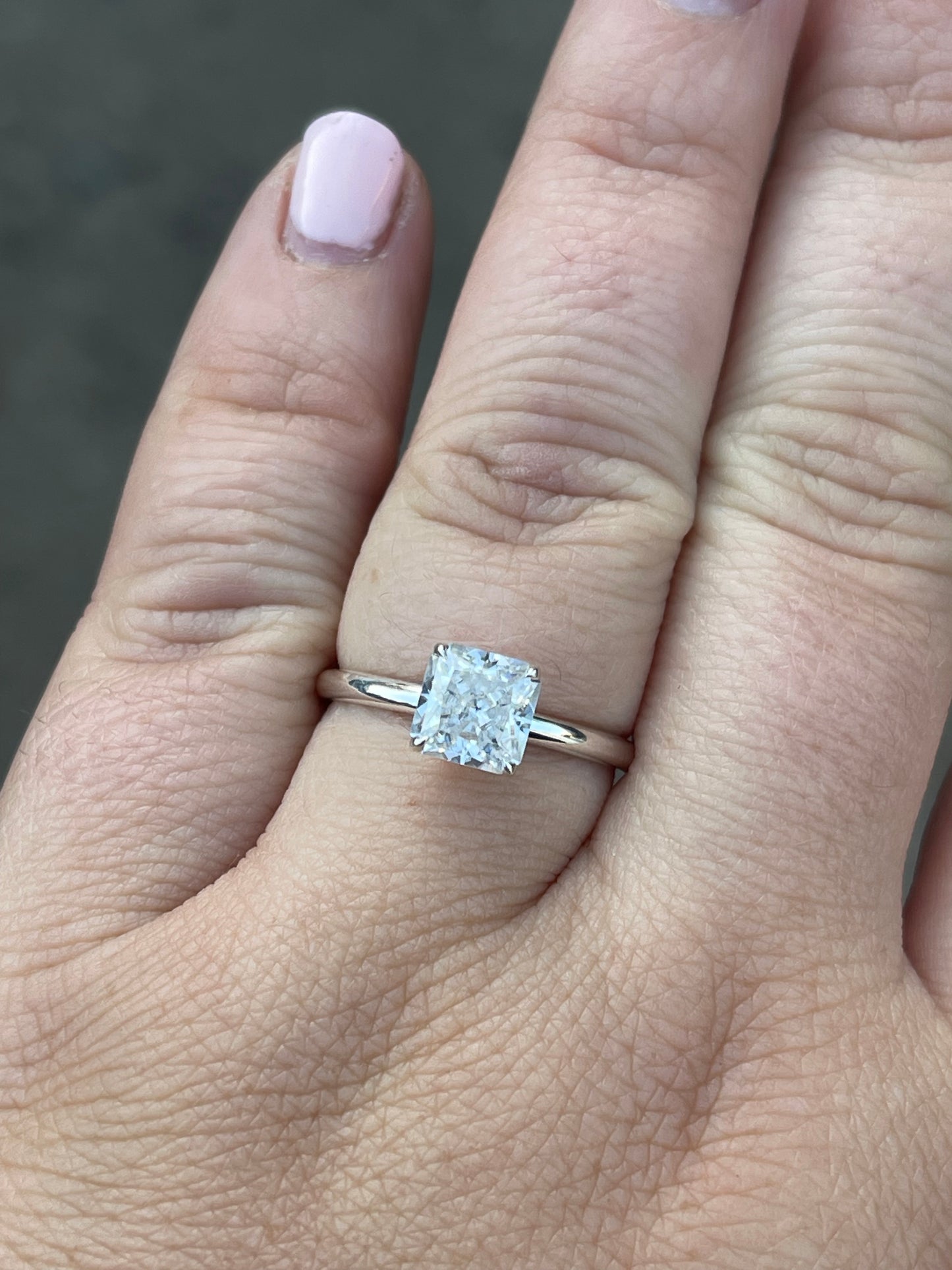 Nova Sterling Silver Engagement Ring