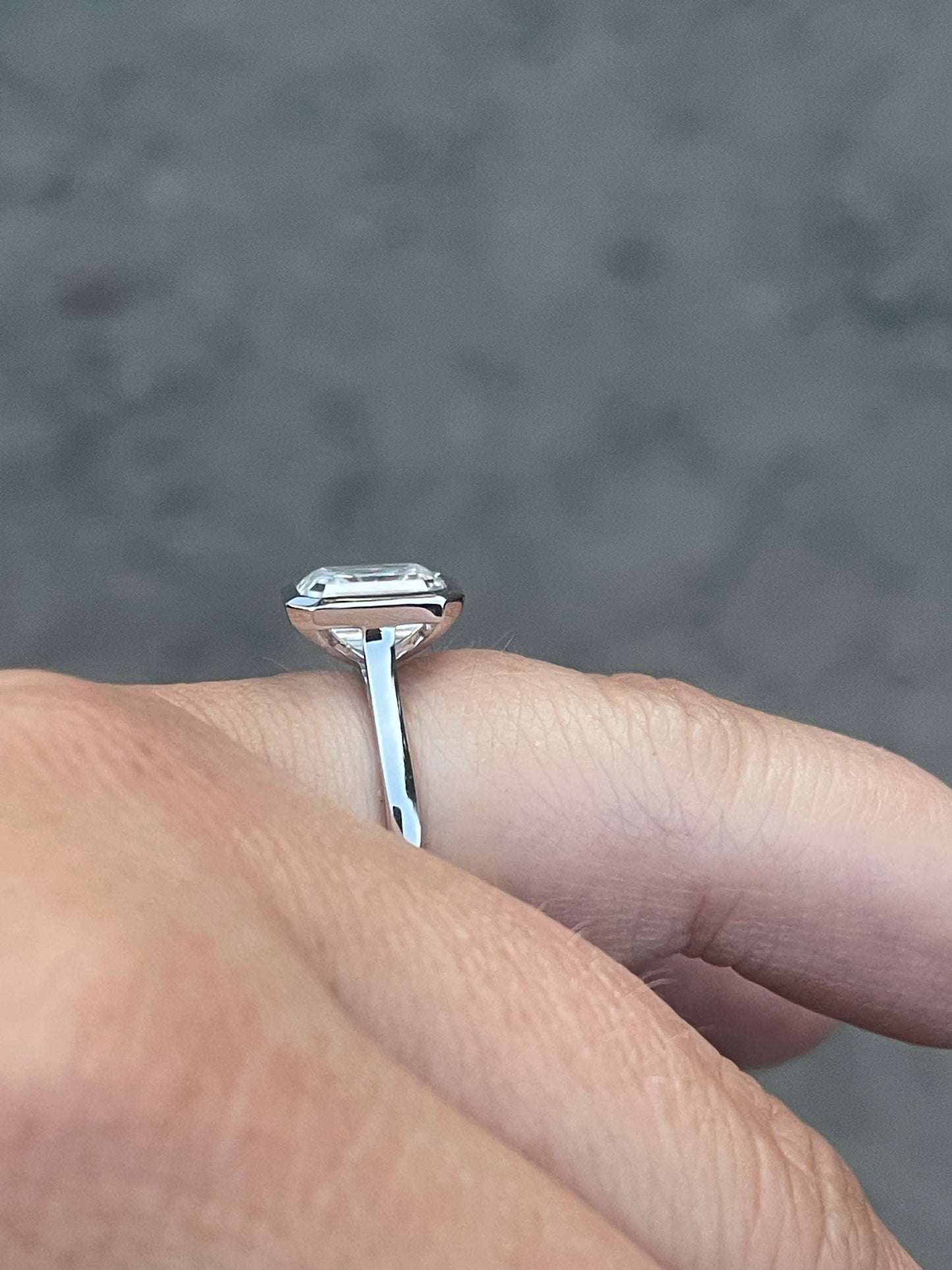Naomi Sterling Silver Engagement Ring