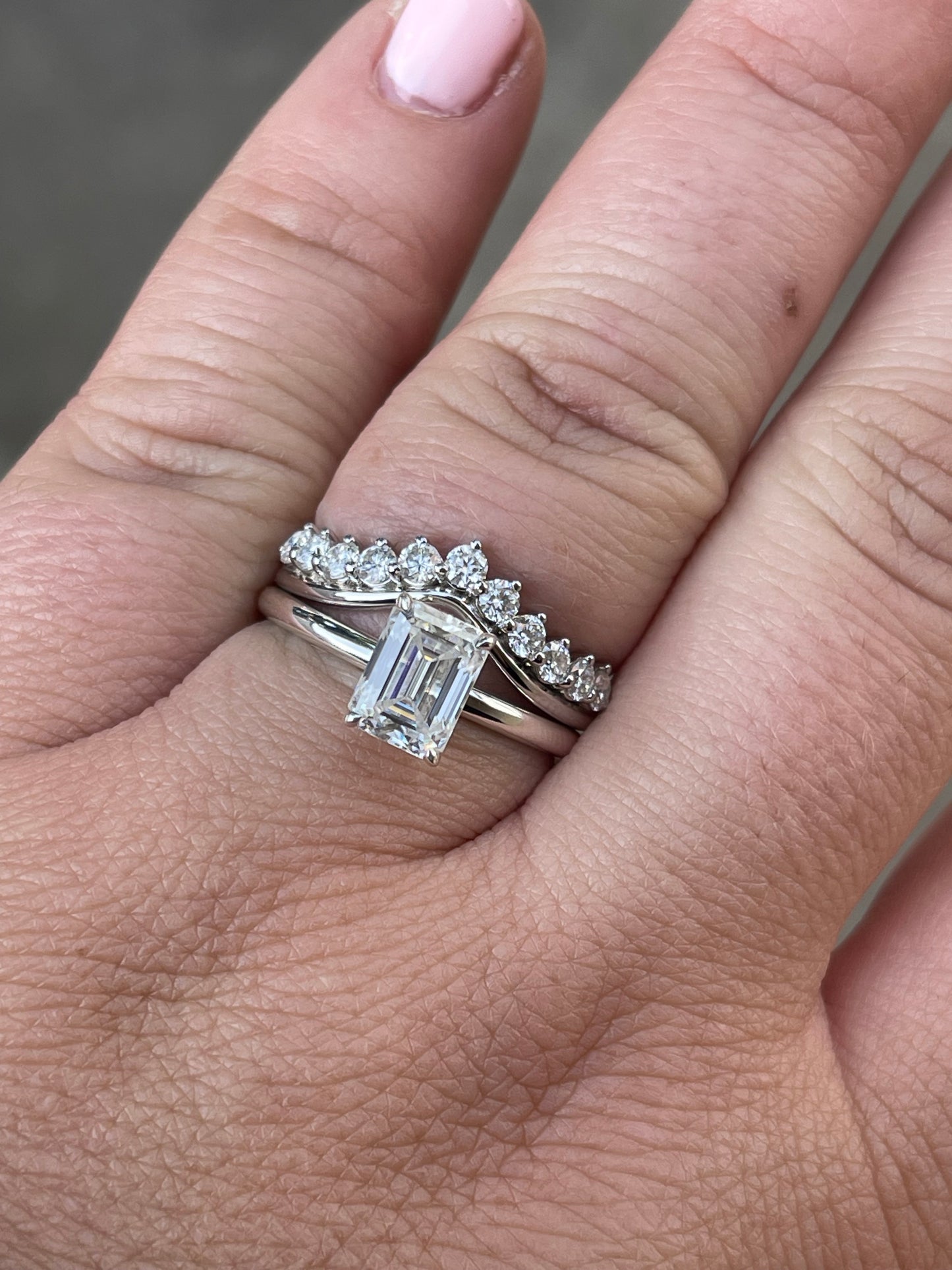 Grayson Sterling Silver Engagement Ring