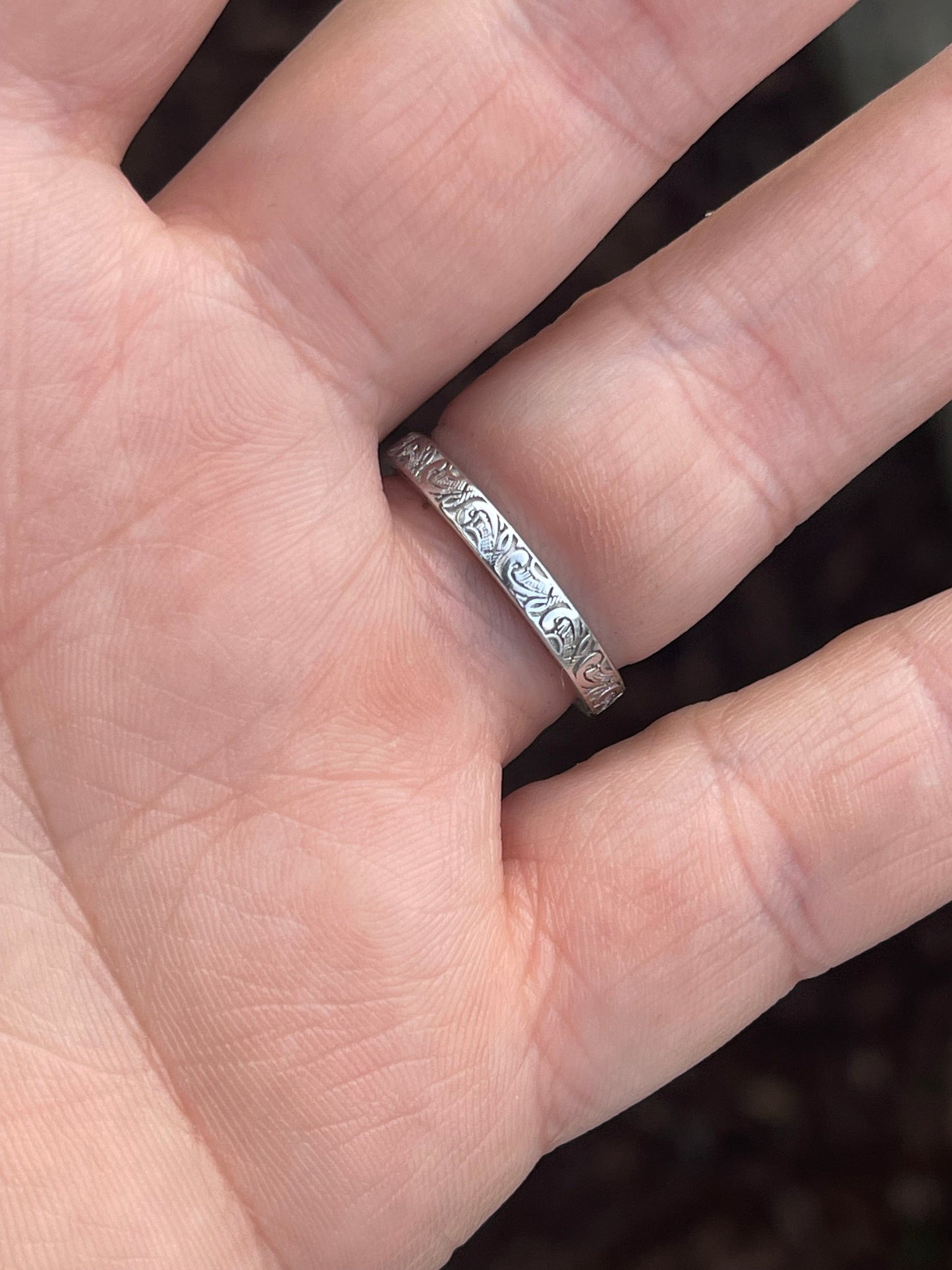 Tessa 8US Sterling Silver Engagement Ring