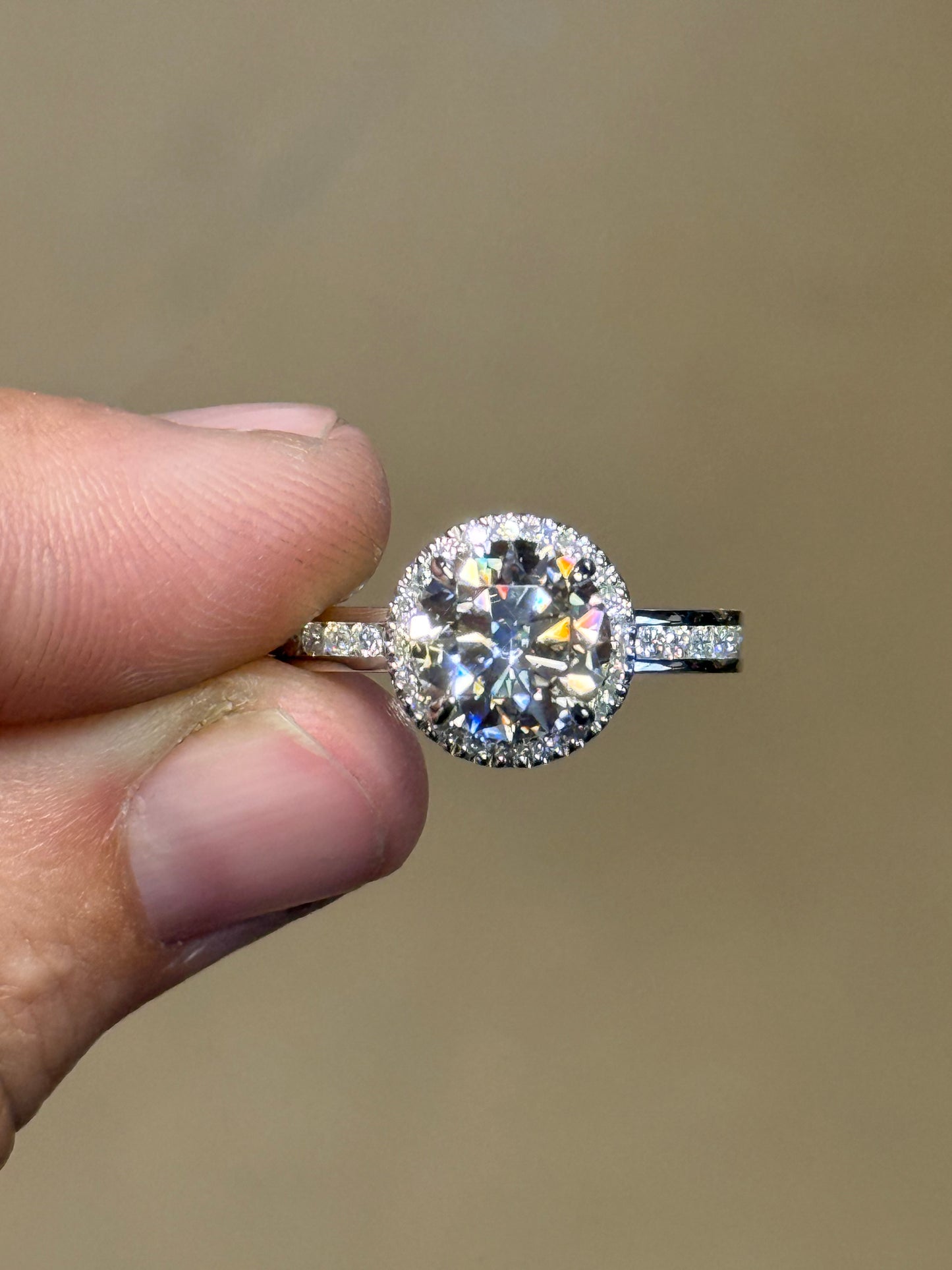 Lakin (LP) Sterling Silver Engagement Ring