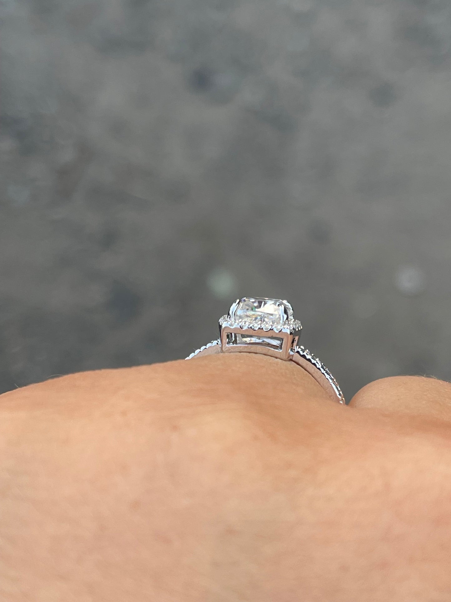 Skylar (LP) Platinum Engagement Ring