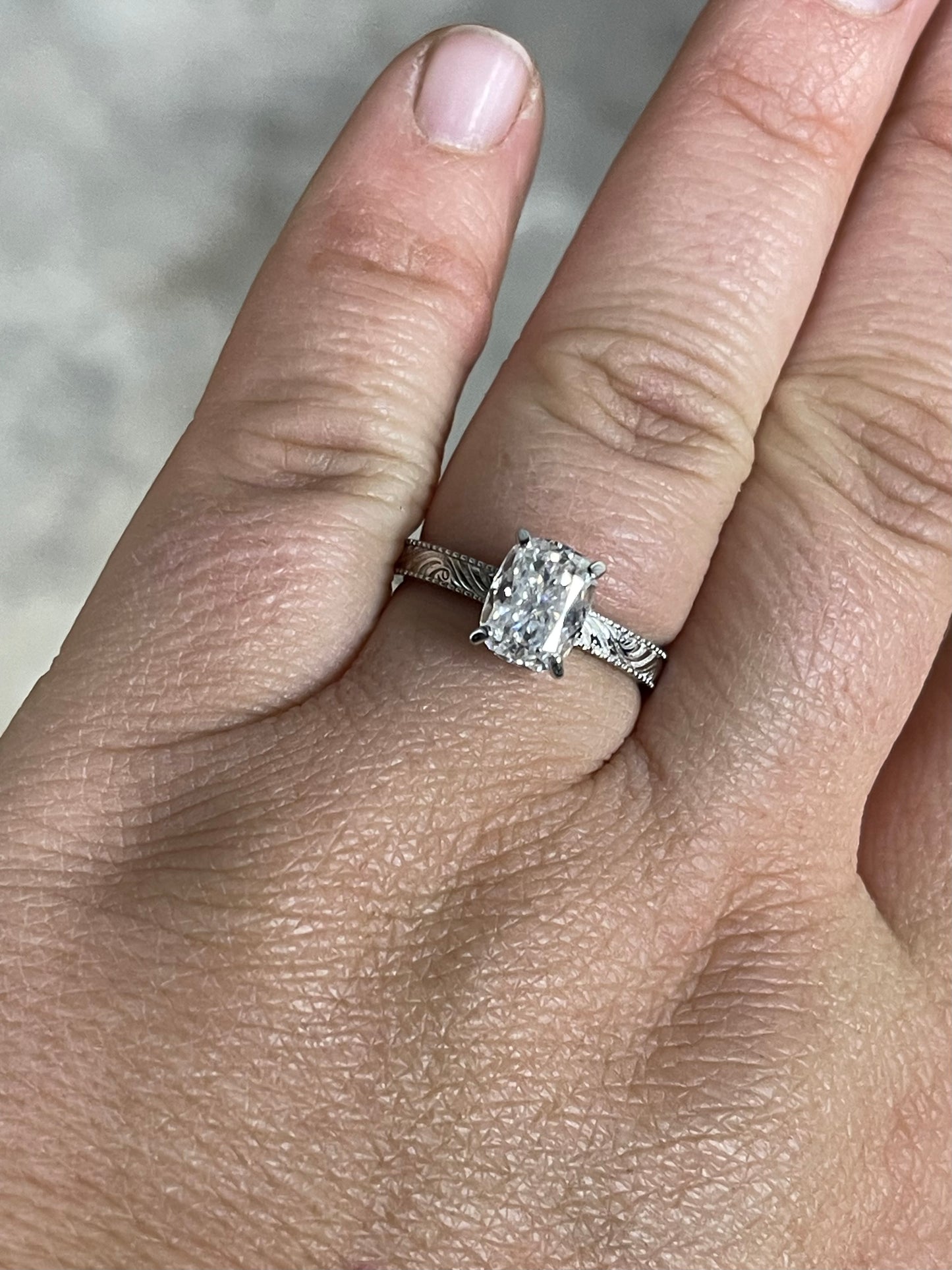 Regan Sterling Silver Engagement Ring