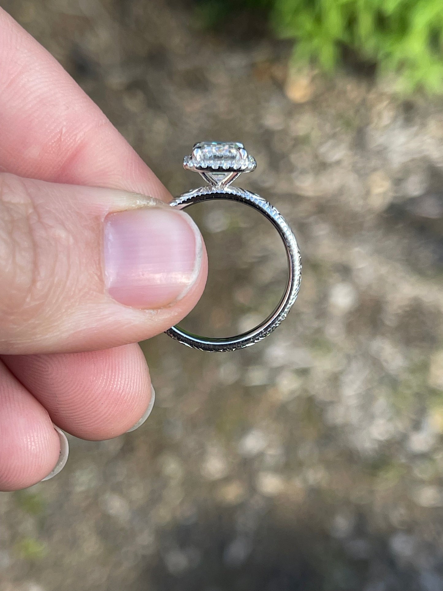 Peyton 6US 10K White Gold Engagement Ring