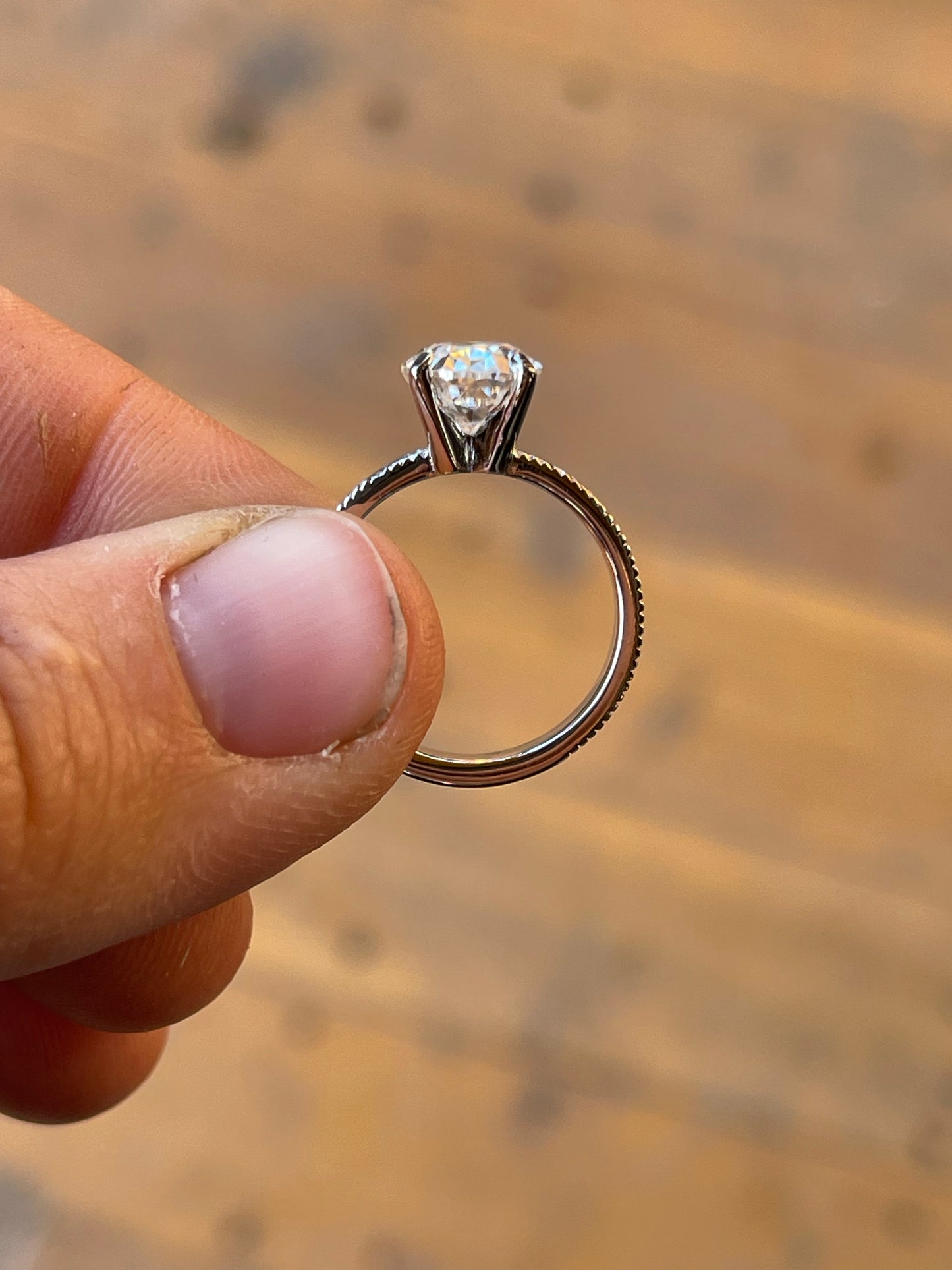 Jolene Sterling Silver Engagement Ring