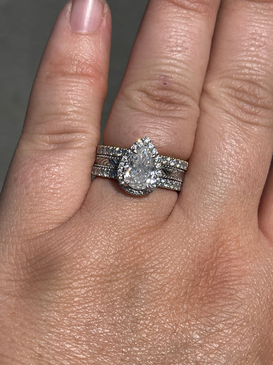 JUNIPER RYLEE STERLING SILVER BRIDAL SET