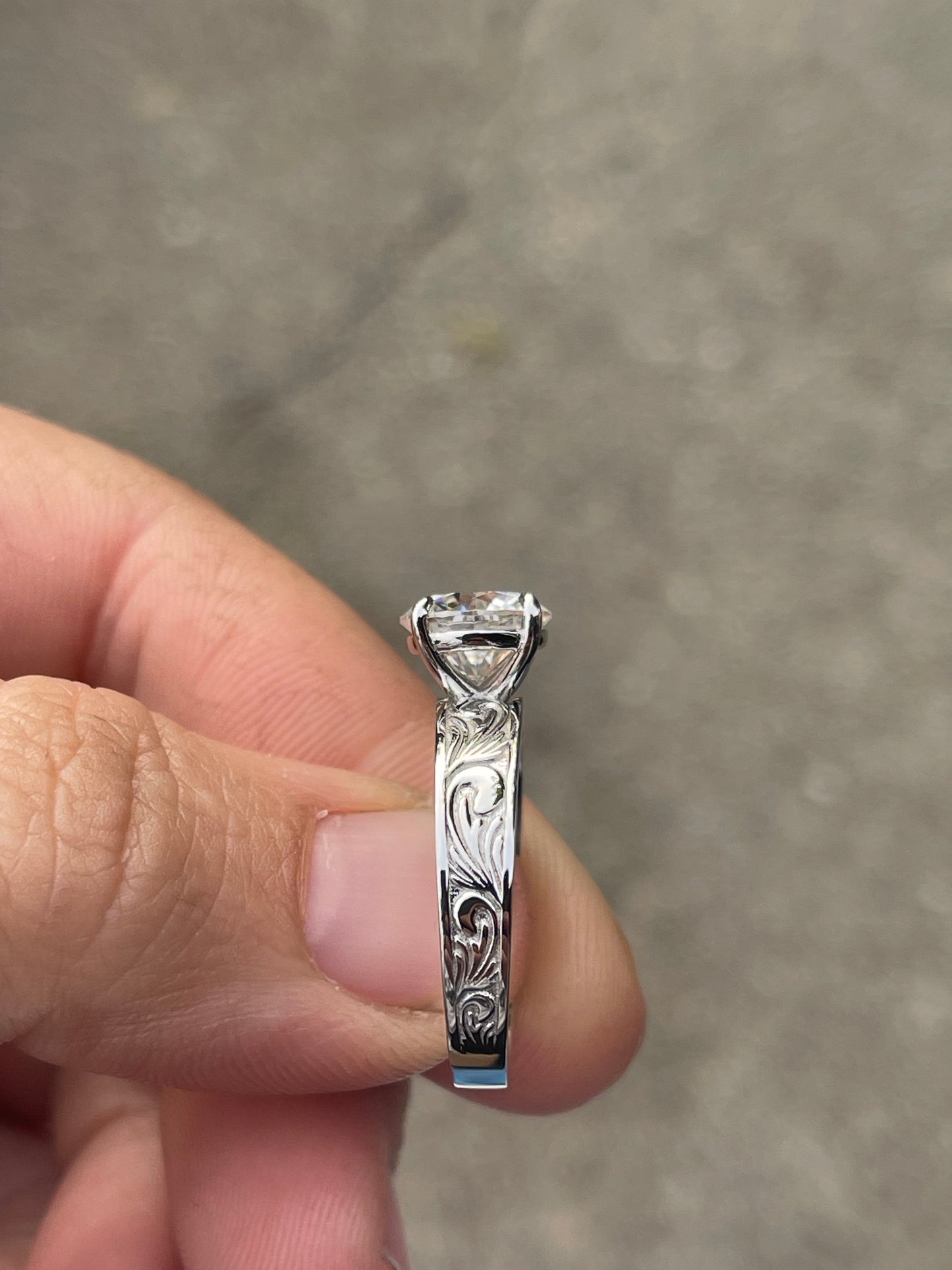 Brynlee Sterling Silver Engagement Ring