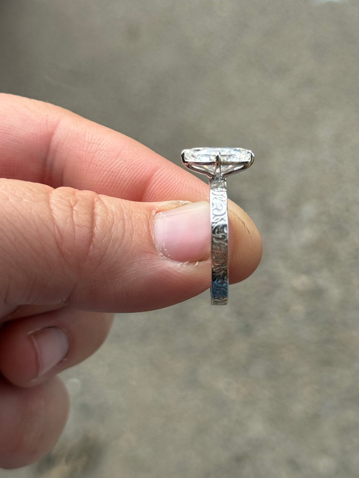 Tillie Sterling Silver Engagement Ring Engagement Rings Tines Ranch Co