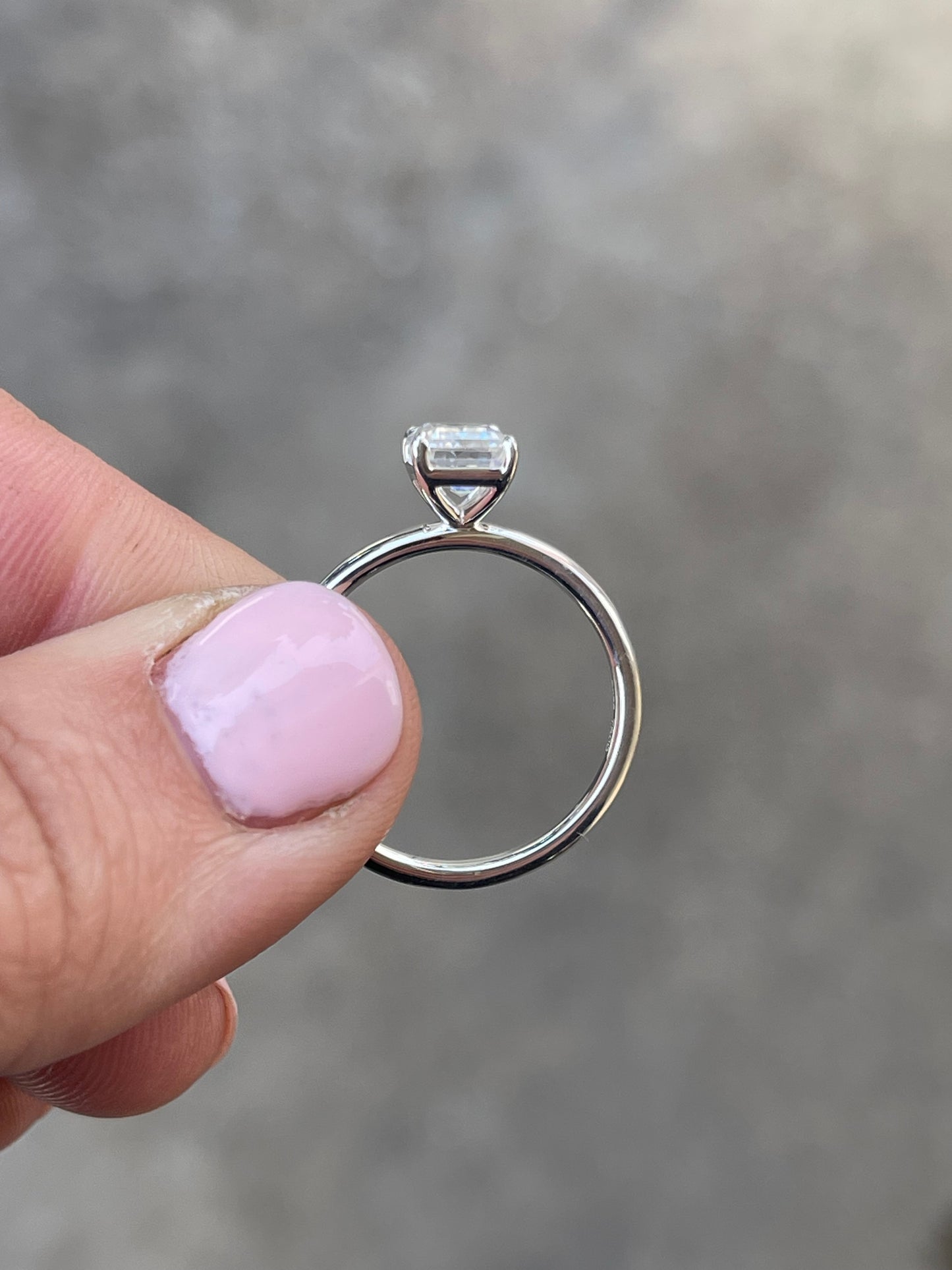 Grayson Sterling Silver Engagement Ring