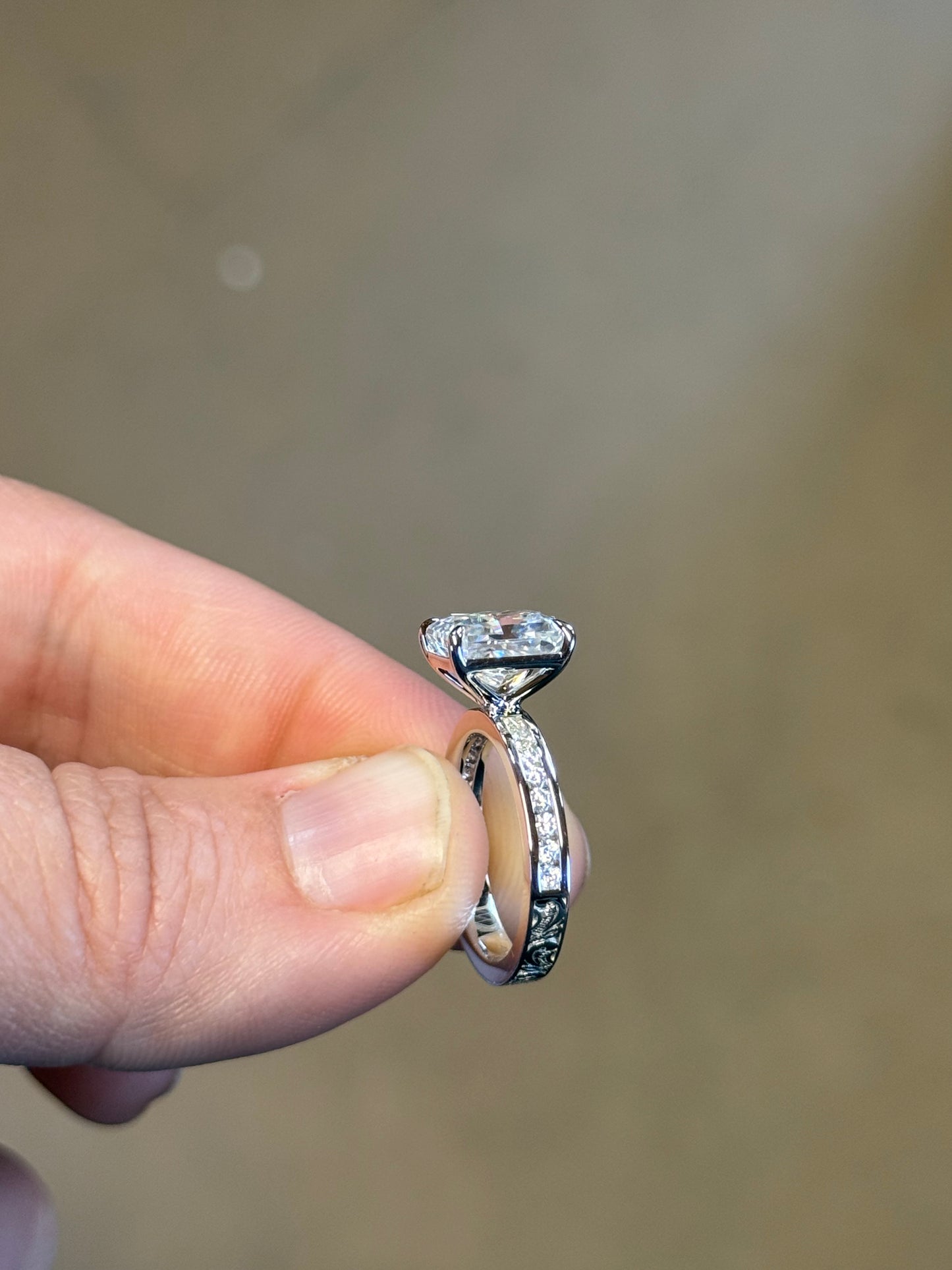 Brooks 5.5US Sterling Silver Engagement Ring Engagement Rings Tines Ranch Co