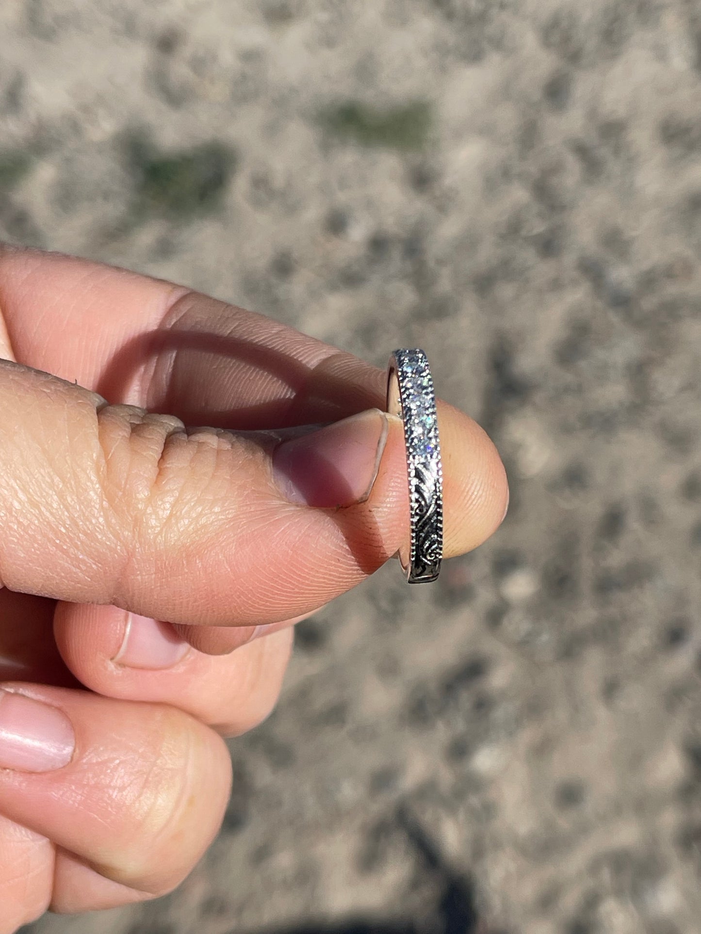 Jasper Diamond Wedding Band