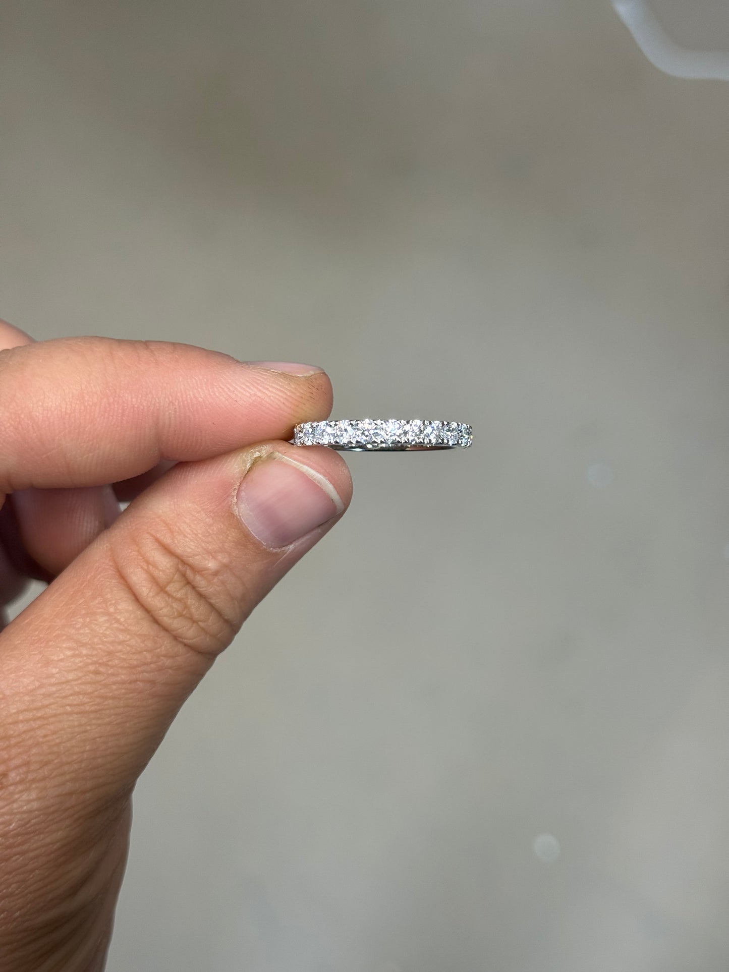 Brayden Moissanite Wedding Band