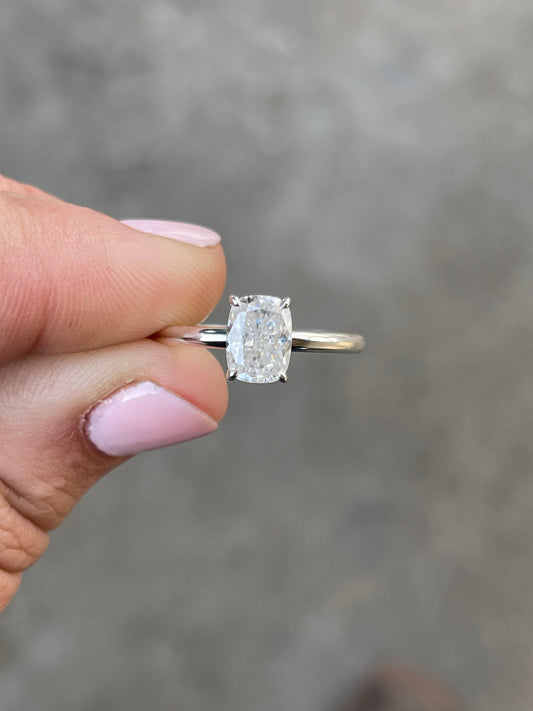 Preston Sterling Silver Engagement Ring