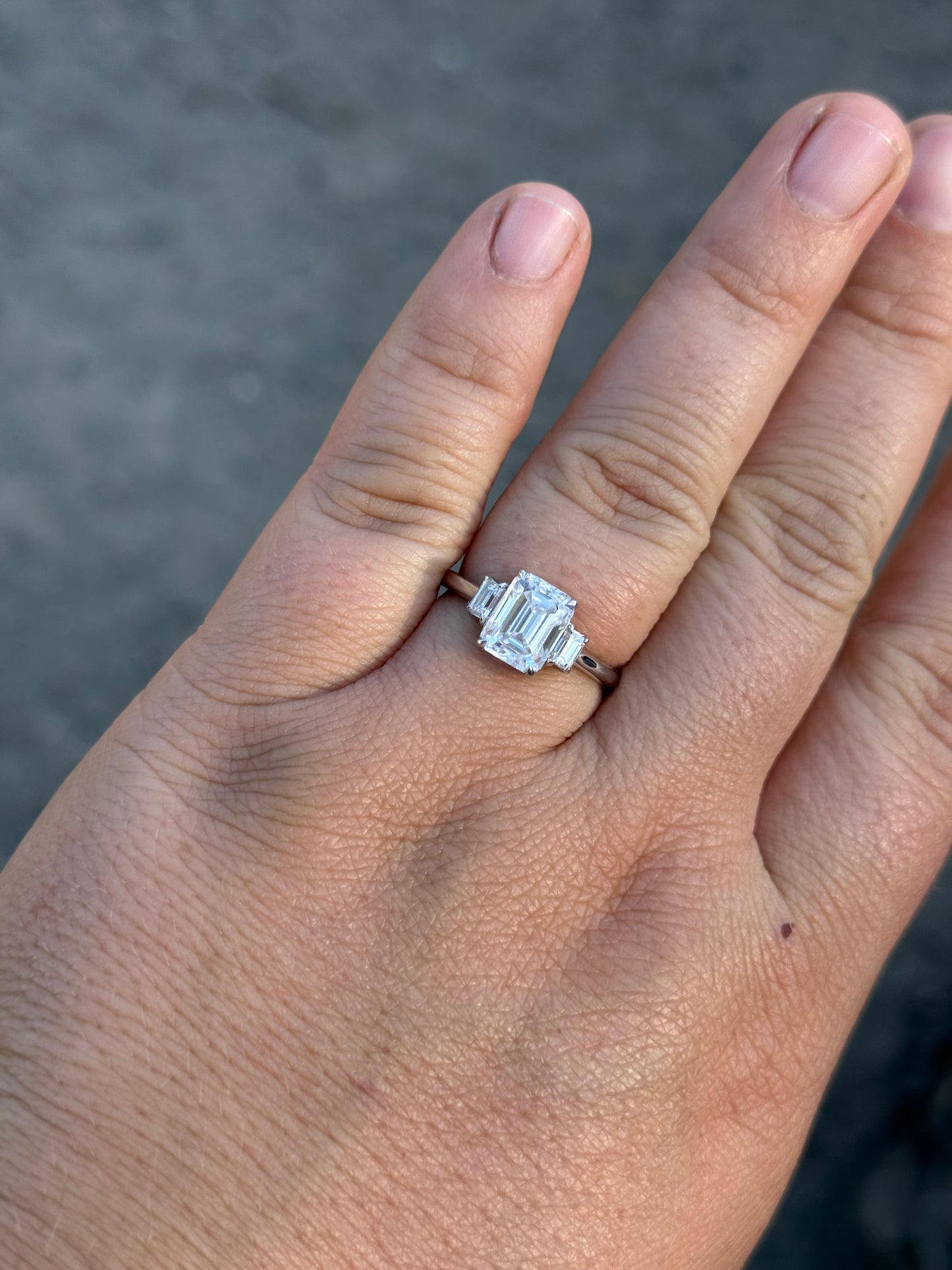 Kaddie Sterling Silver Engagement Ring