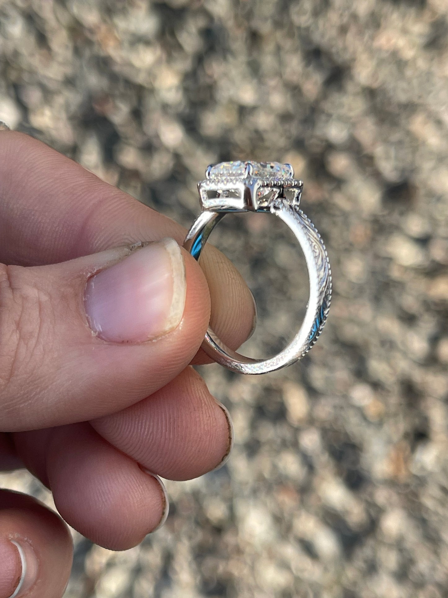 Raylee (LP) 7US Sterling Silver Engagement Ring