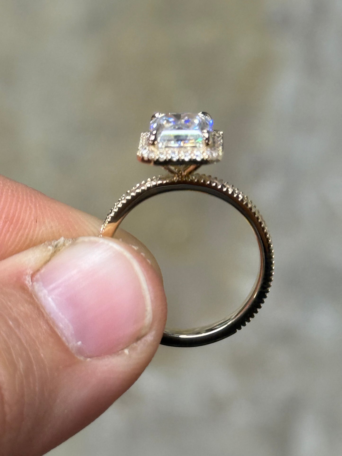 Raylee 7US 14K Yellow Gold Engagement Ring
