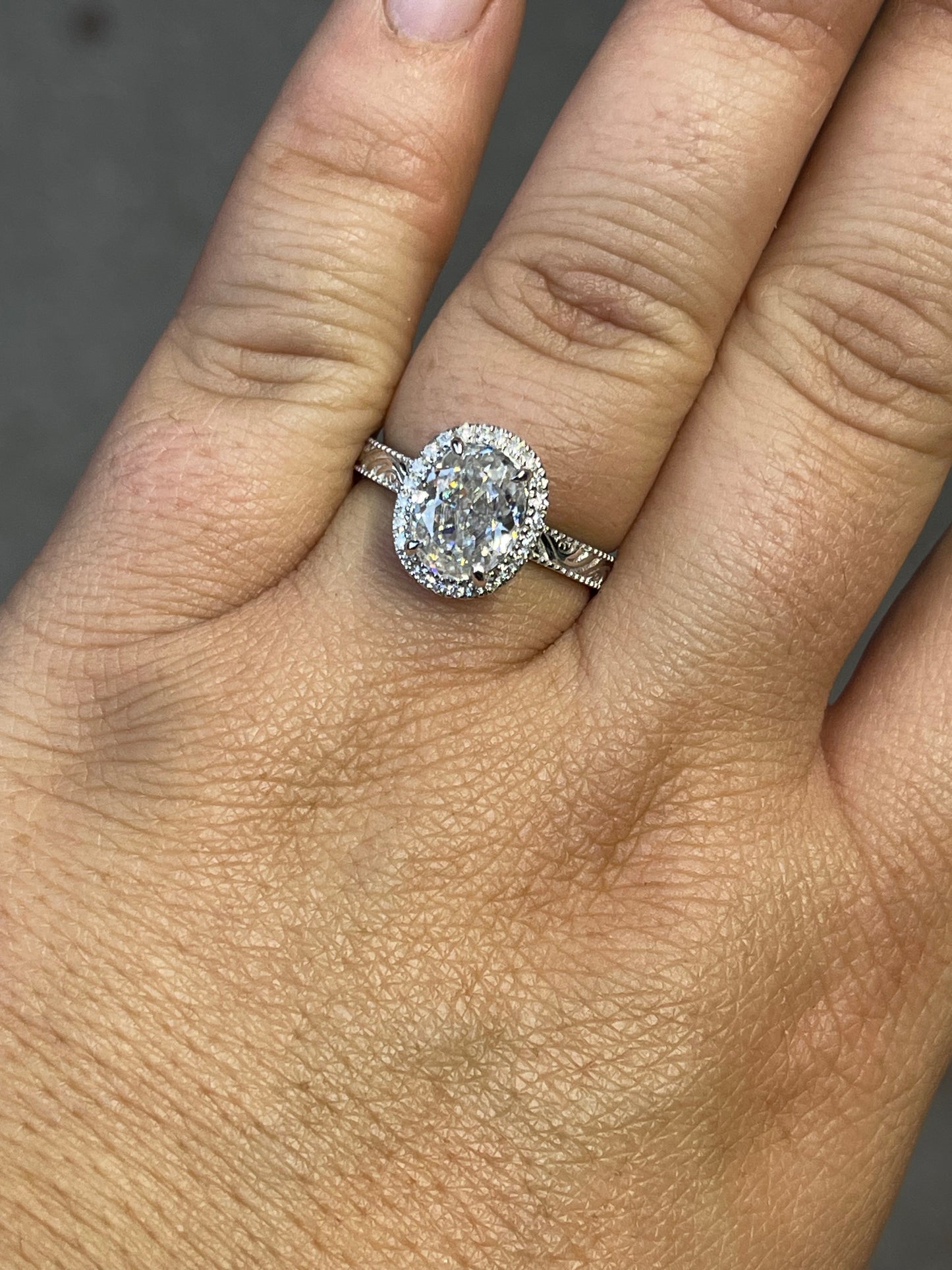 Jayce 9US Sterling Silver Engagement Ring