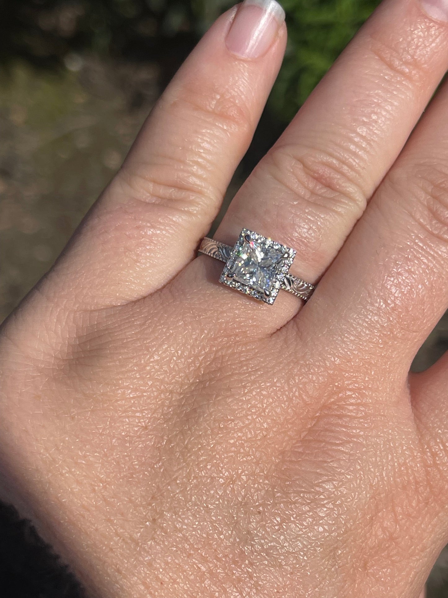 Remi Sterling Silver Engagement Ring