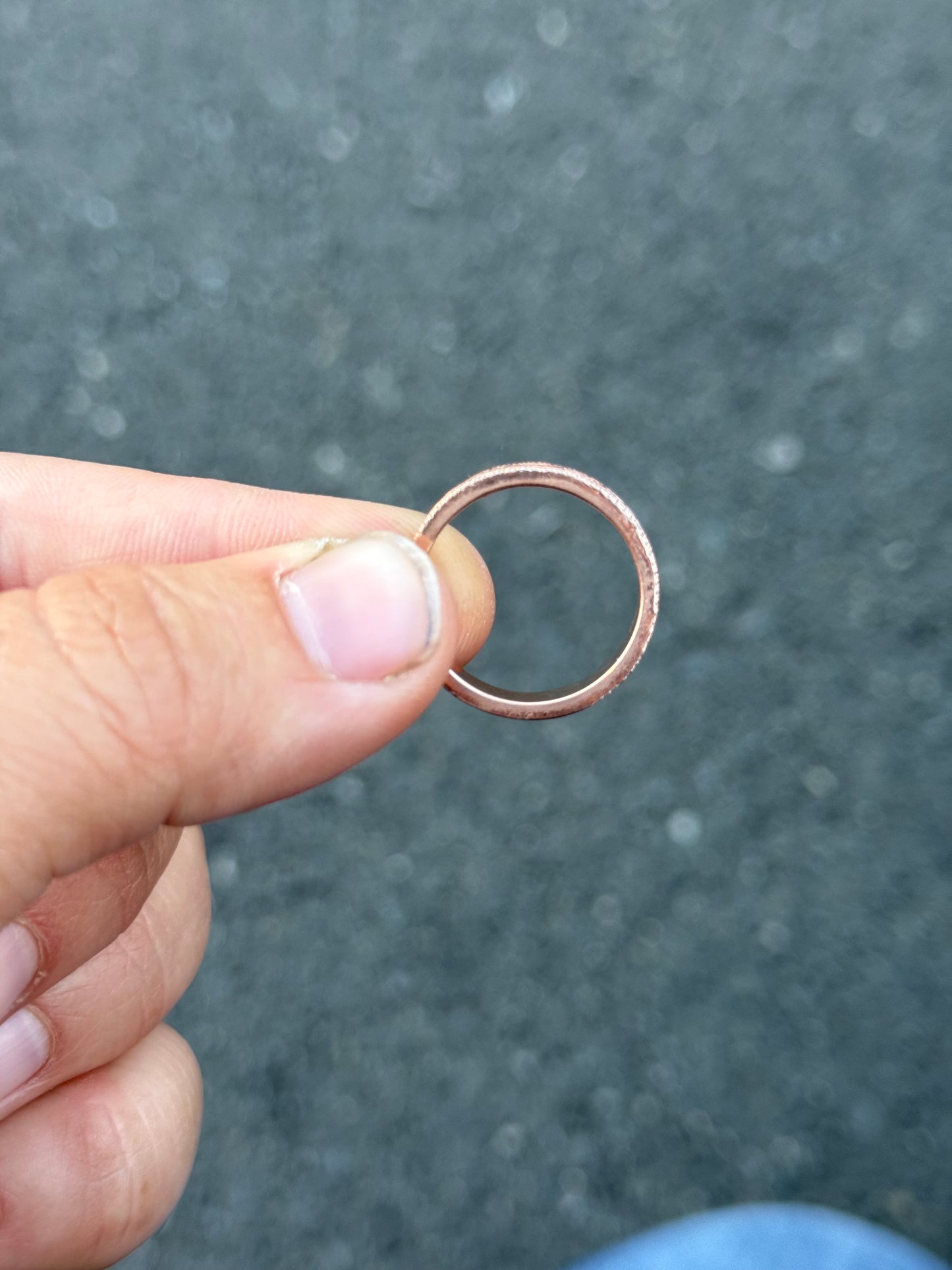 Kennedy Jr. Moissanite Wedding Band
