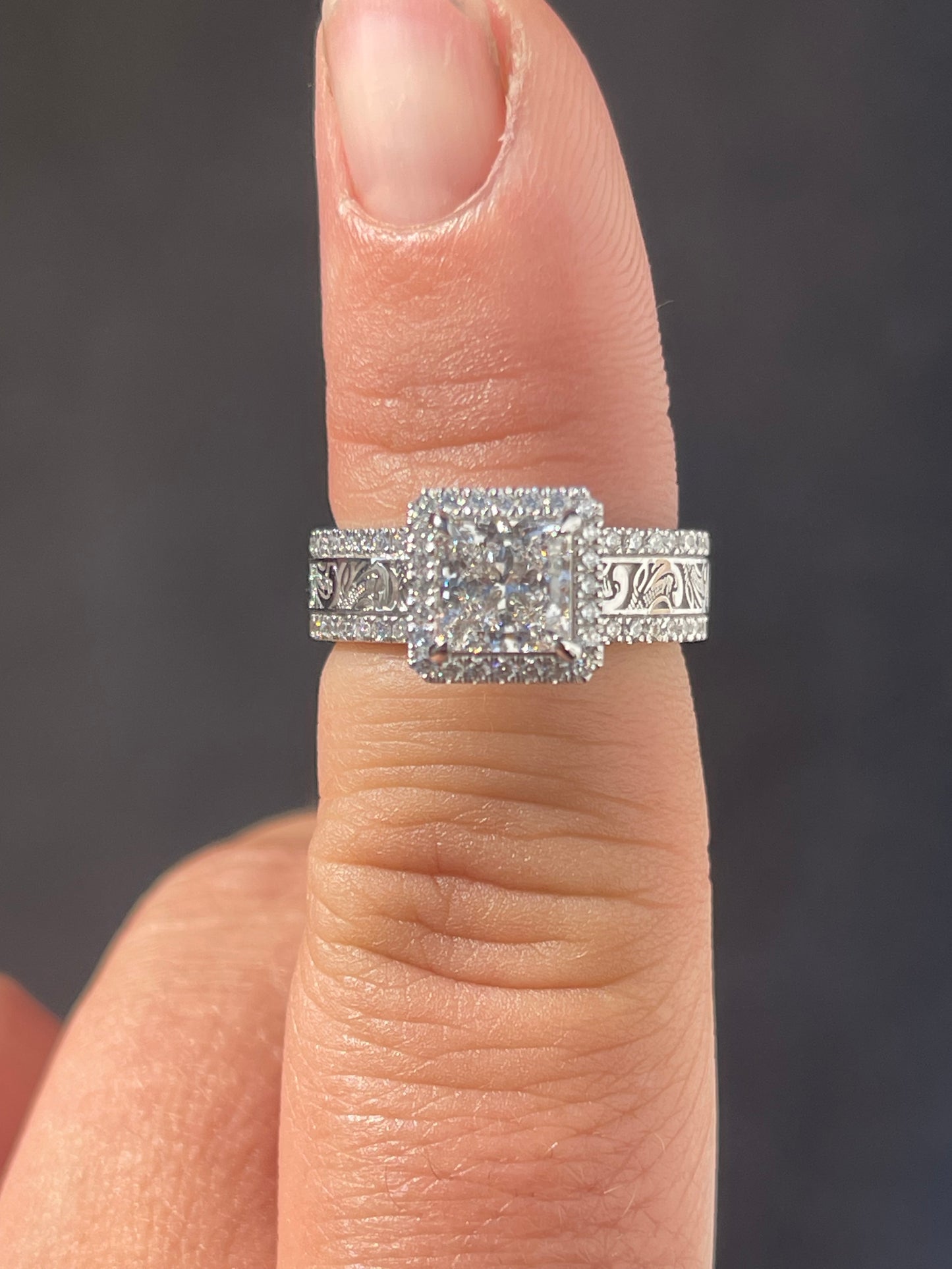 Reid Sterling Silver Engagement Ring