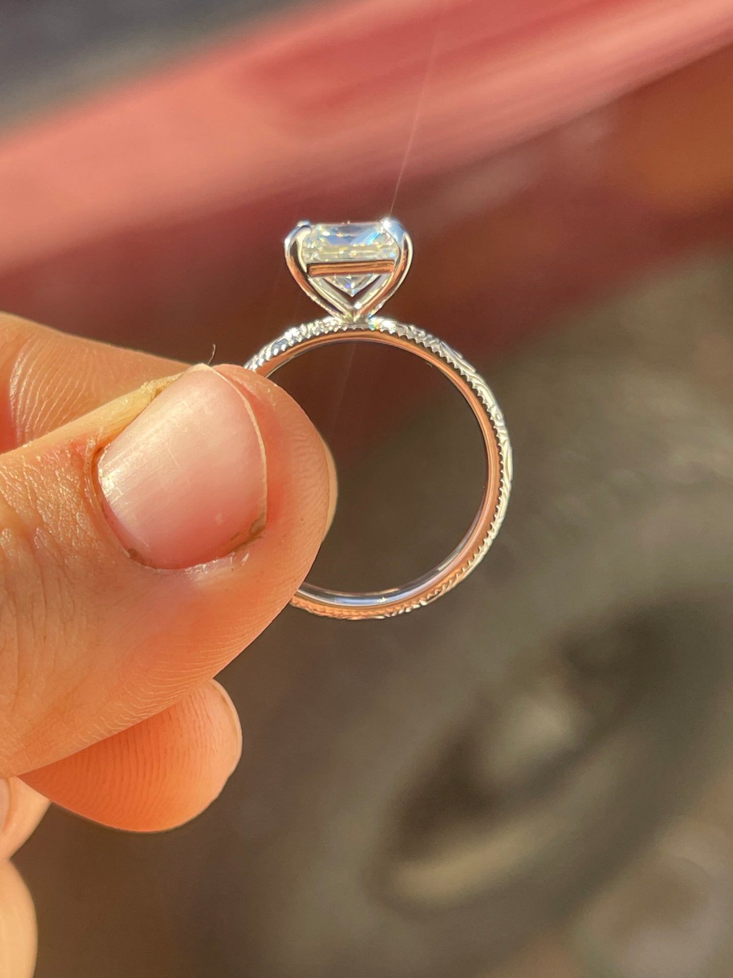 Shiloh 6US 10K White Gold Engagement Ring