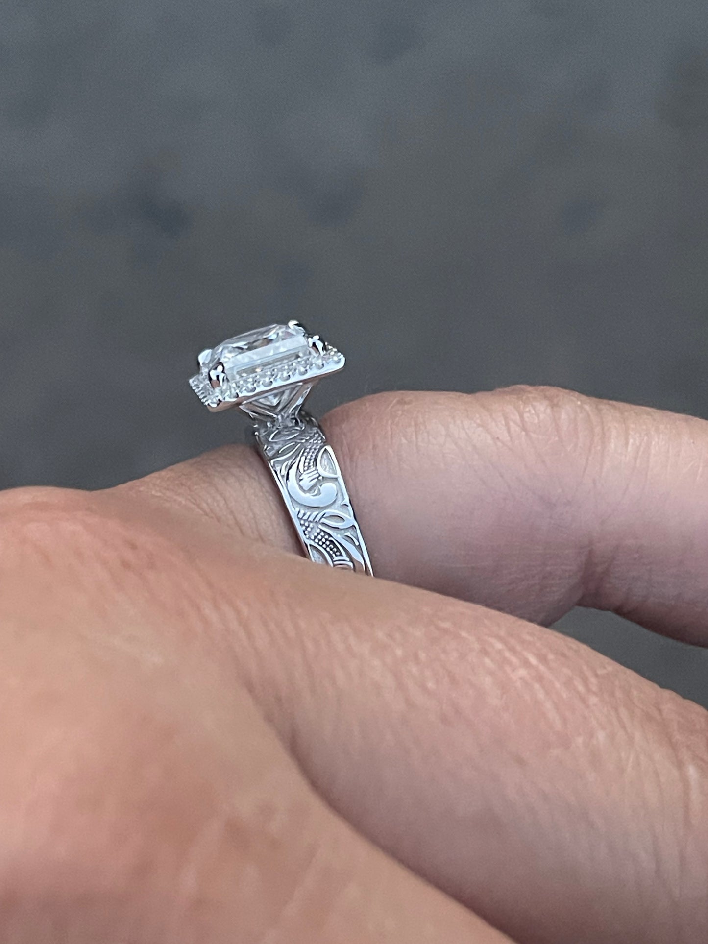 Larissa Sterling Silver Engagement Ring