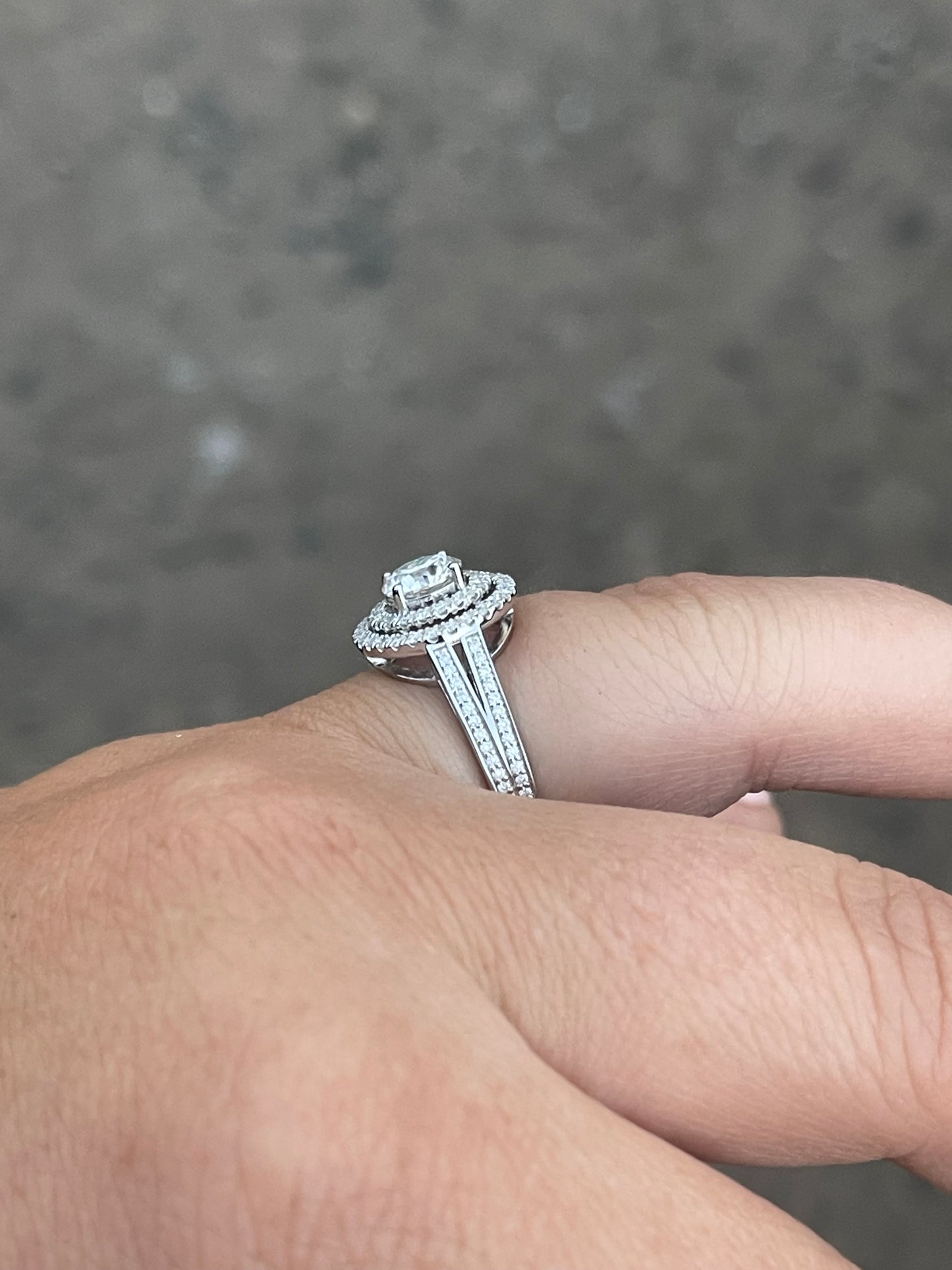 Olivia Sterling Silver Engagement Ring