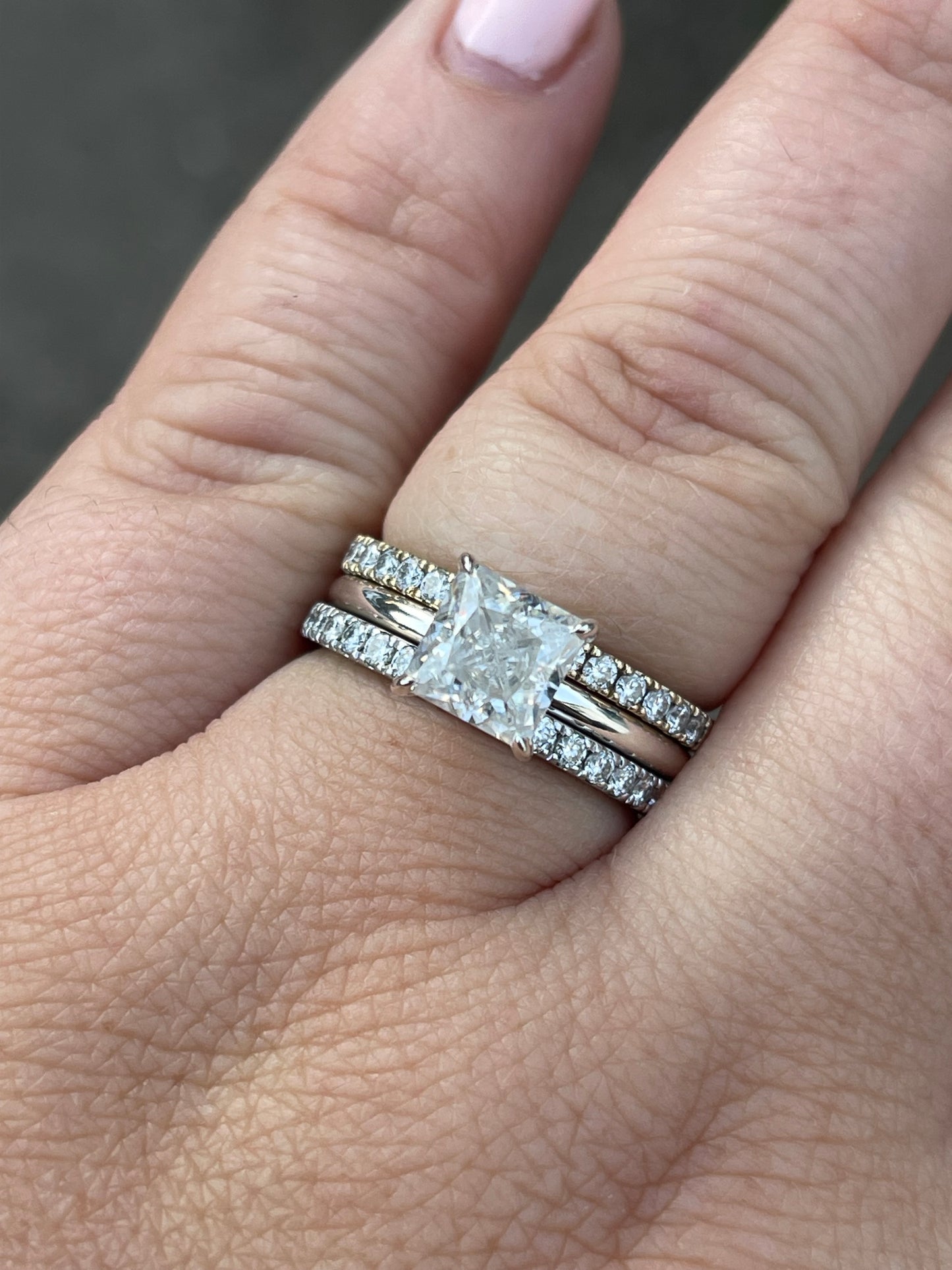 Hazel Sterling Silver Engagement Ring