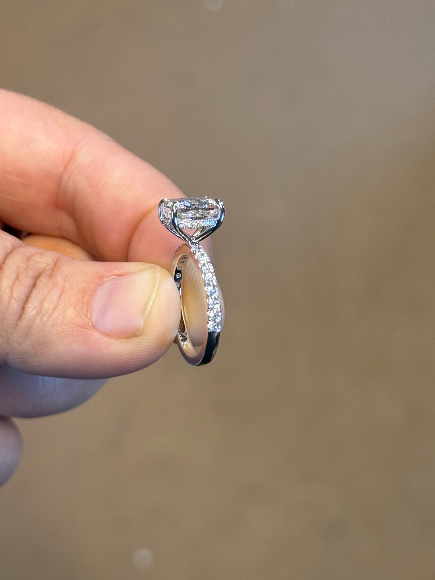 Kodi Hidden Halo 6US 14K White Gold DIAMOND Engagement Ring Engagement Rings Tines Ranch Co