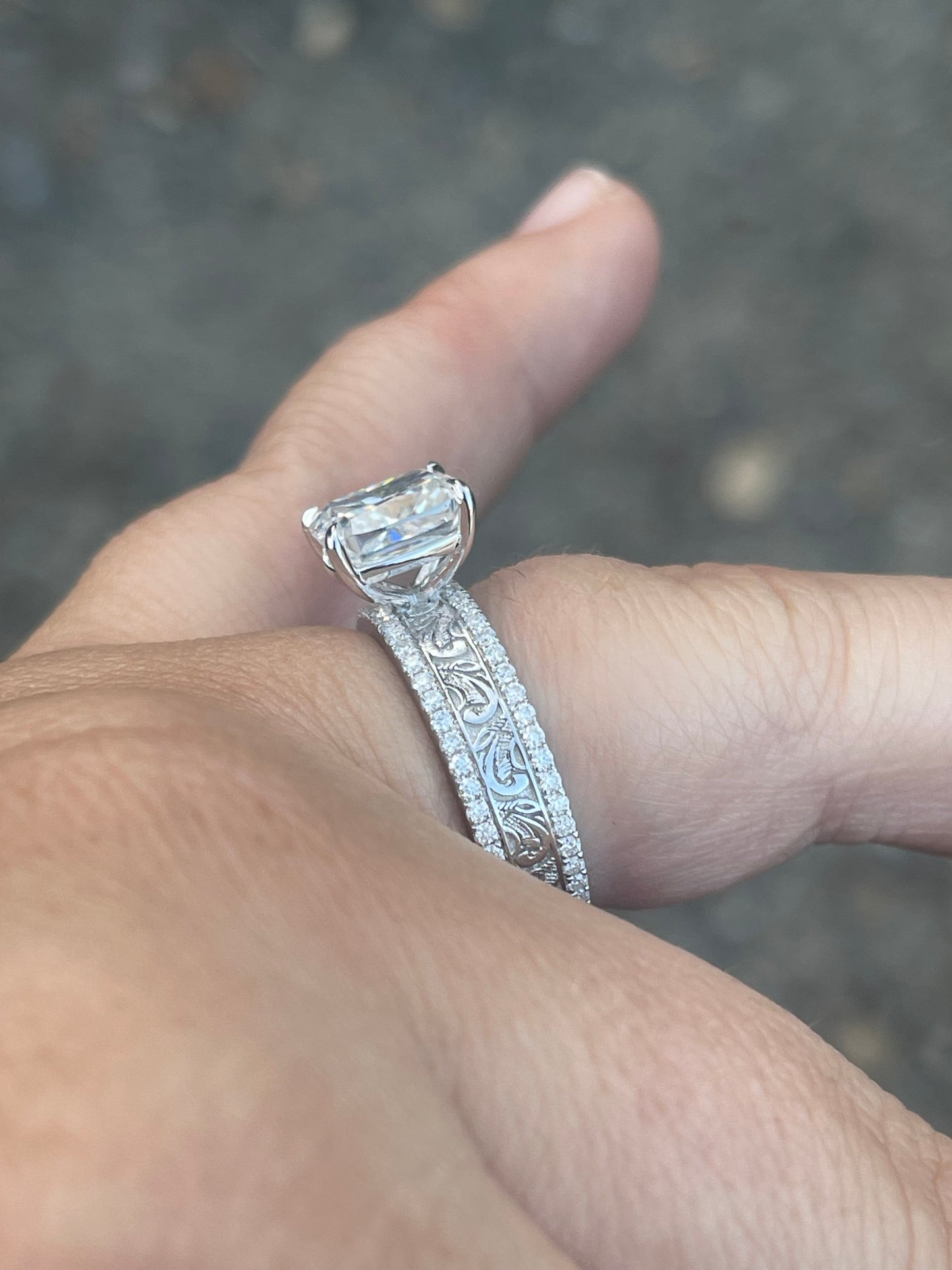 Reese Sterling Silver Engagement Ring