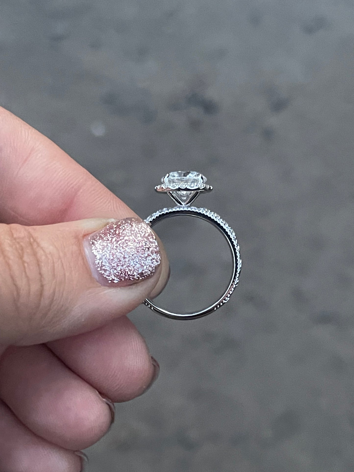 Briella Sterling Silver Engagement Ring