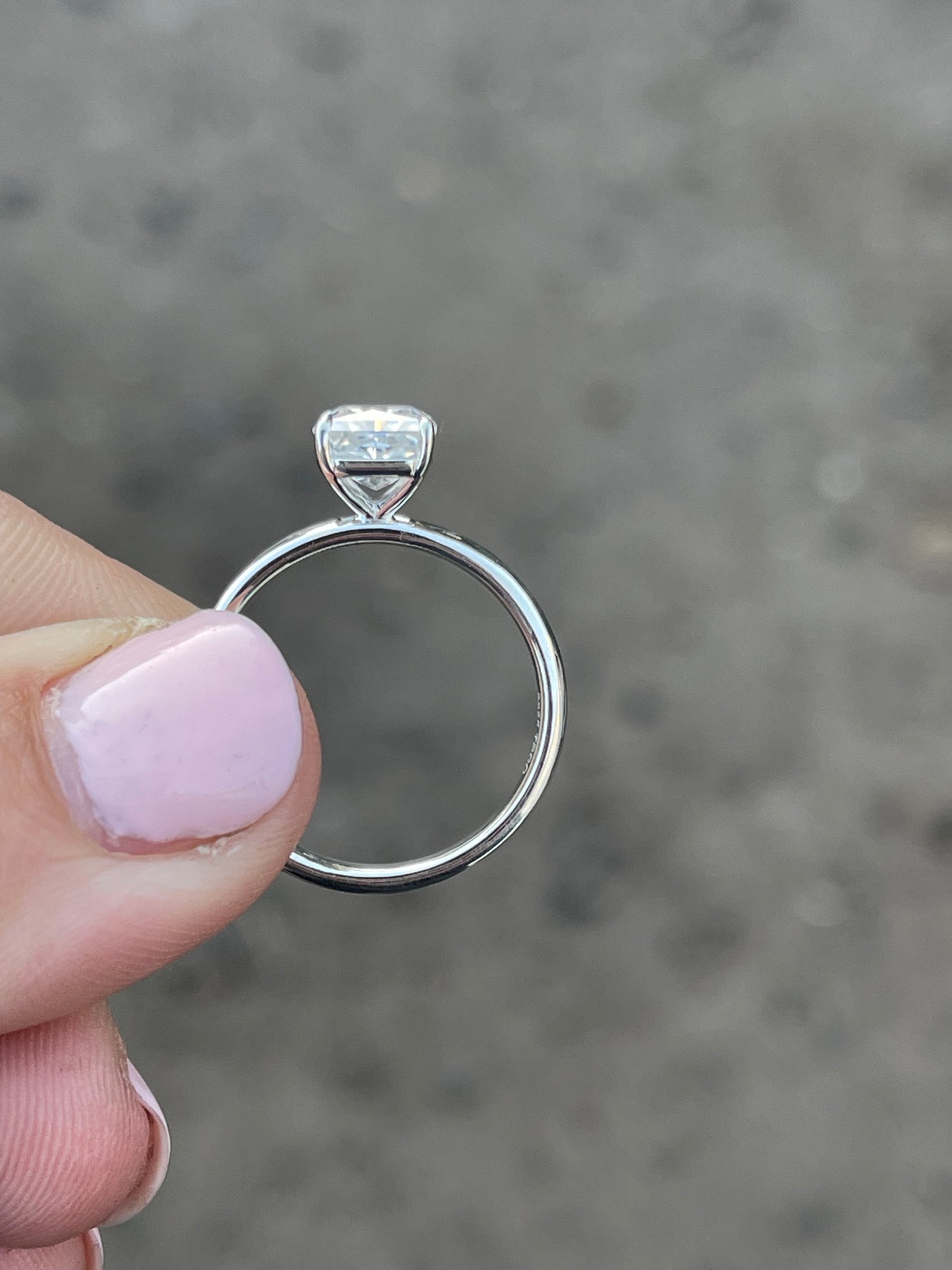 Nova Sterling Silver Engagement Ring
