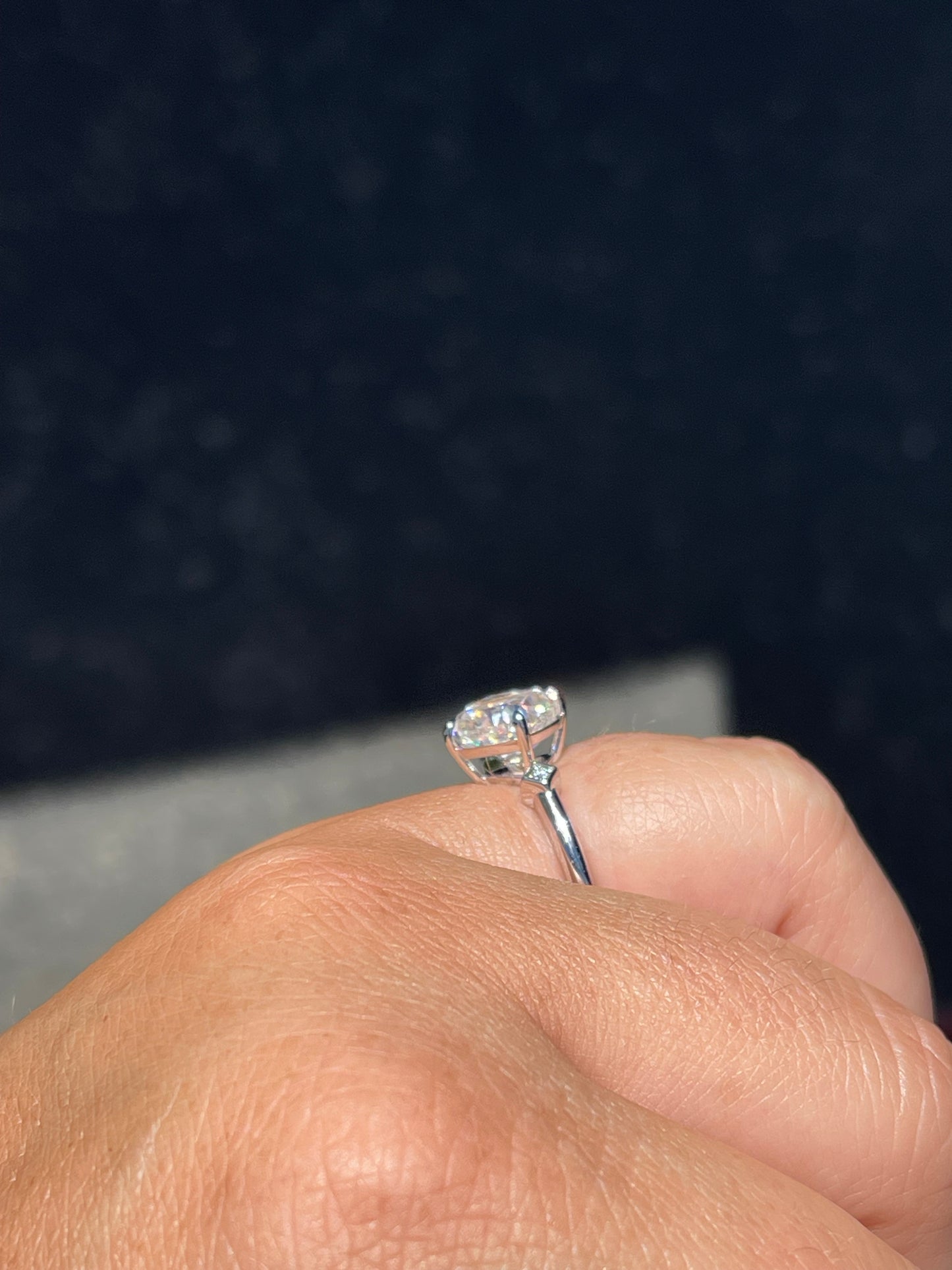 Kalla Sterling Silver Engagement Ring