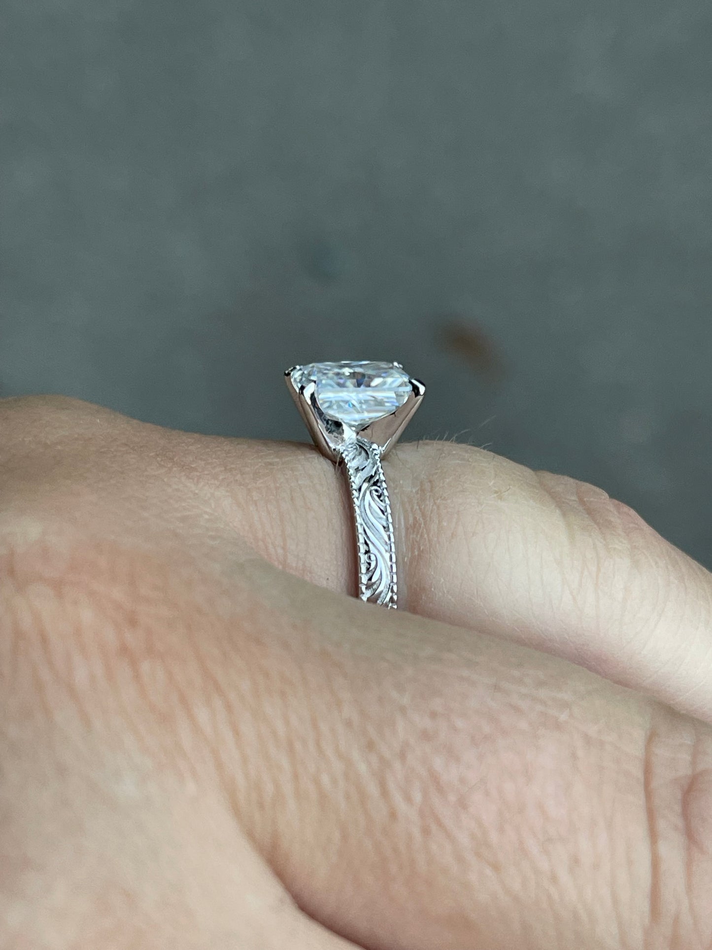 Briley Sterling Silver Engagement Ring