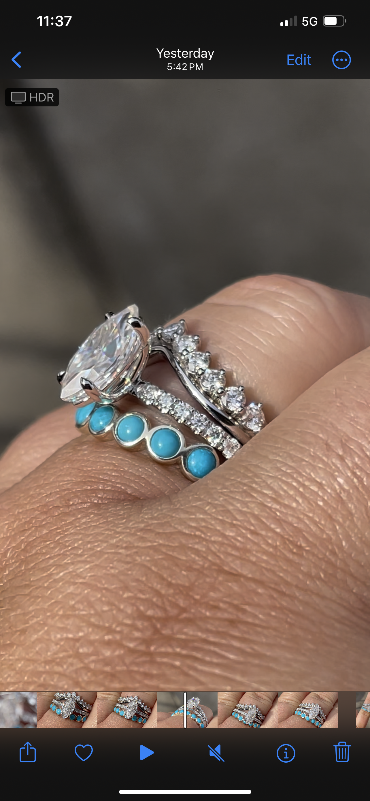 Gianna Sterling Silver Engagement Ring