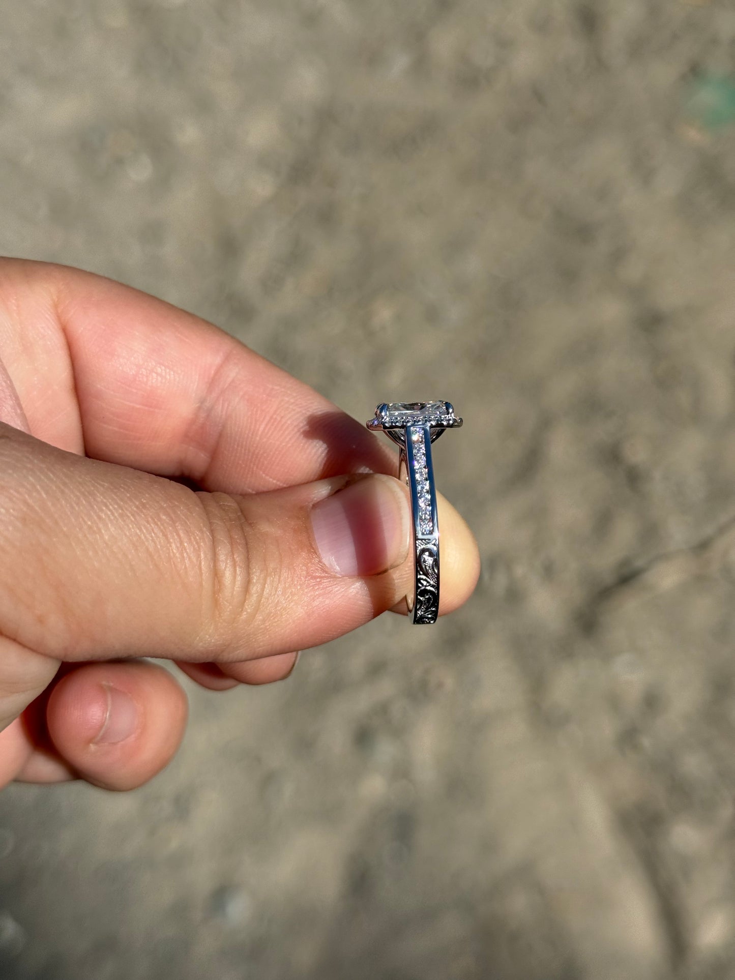 Dunn Cathedral Engagement Ring