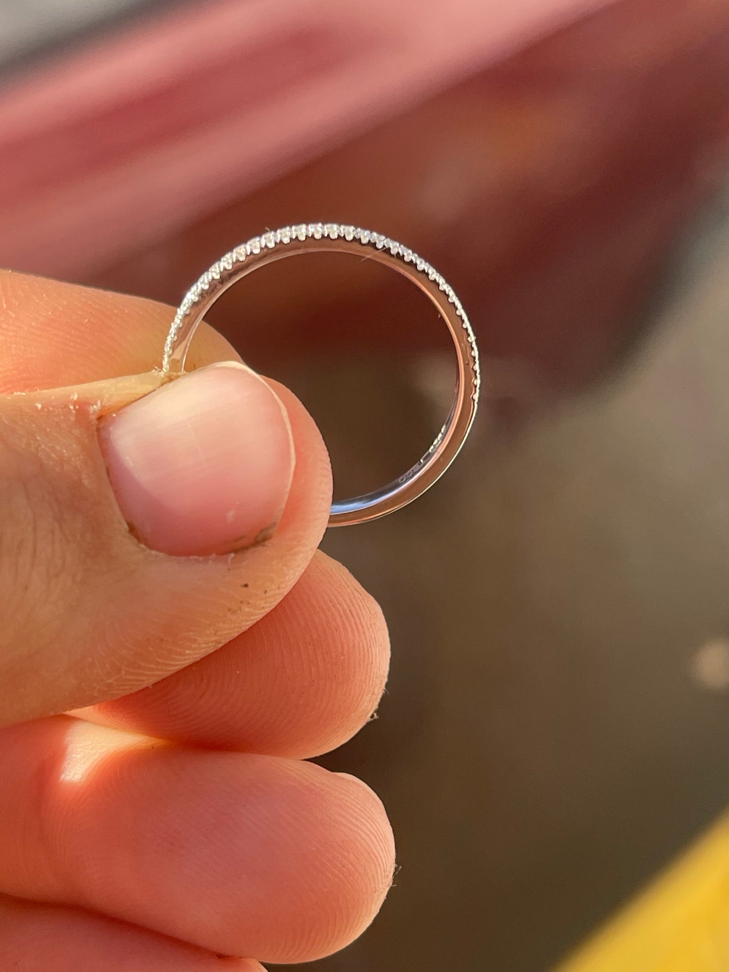 Rory Moissanite Wedding Band