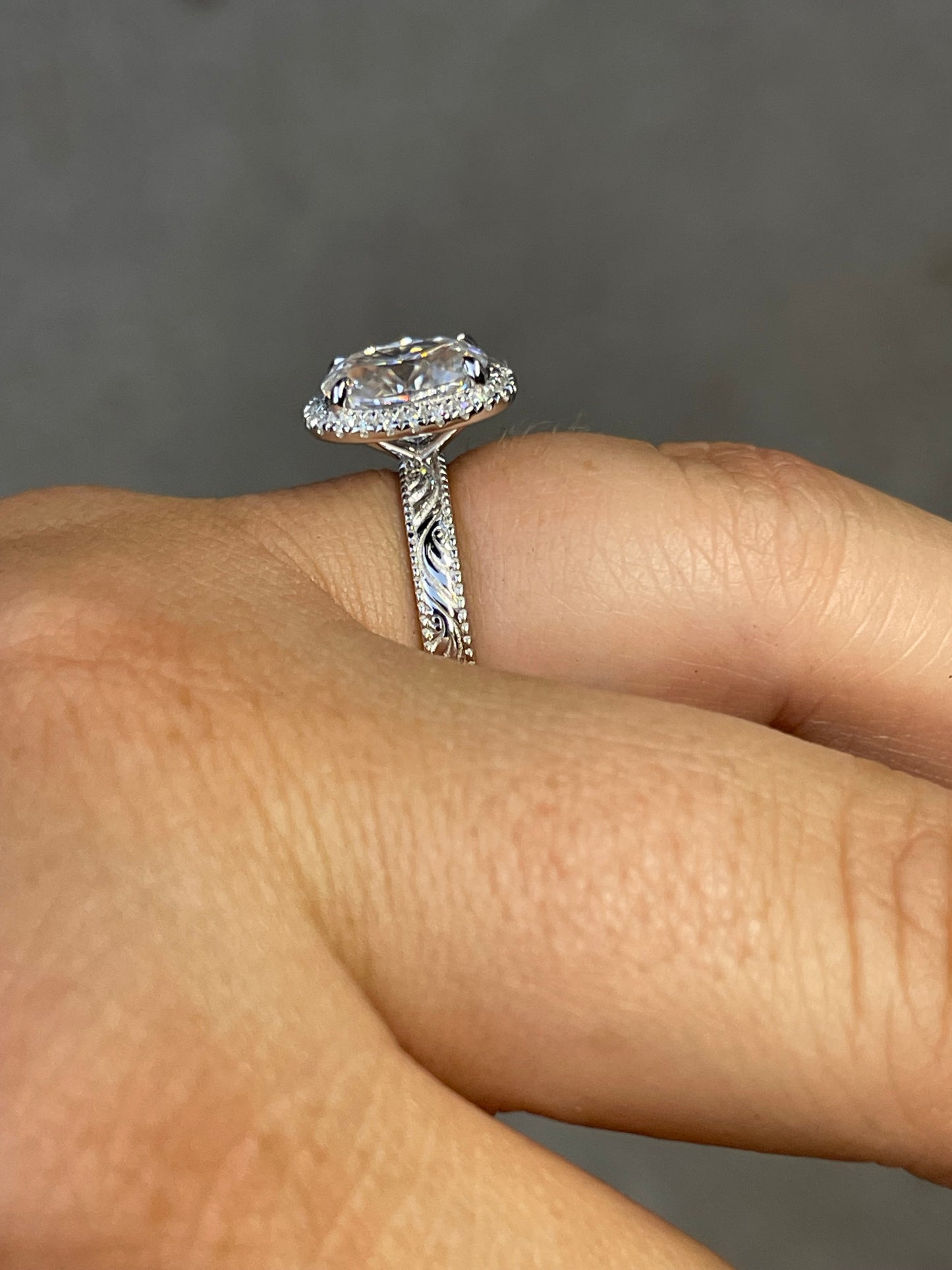 Jayce 9US Sterling Silver Engagement Ring