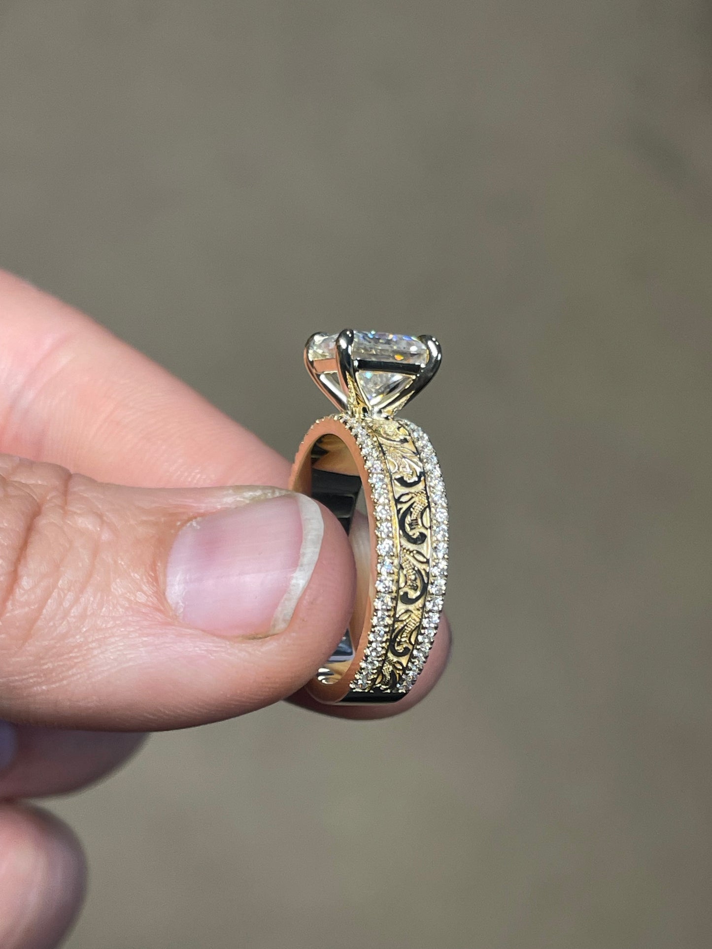 McKenna 10US 10K Yellow Gold Engagement Ring